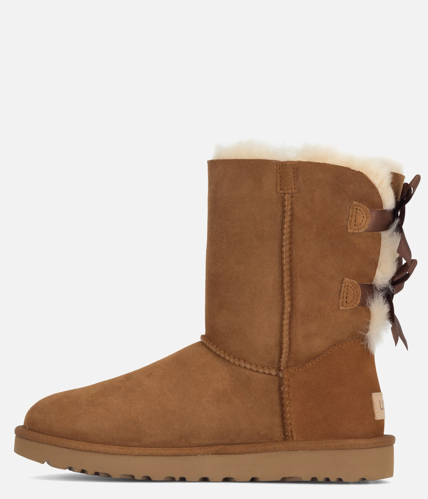 UGG Bailey Bow II Sheepskin Boot - Women Pointed Toe Leather Boots