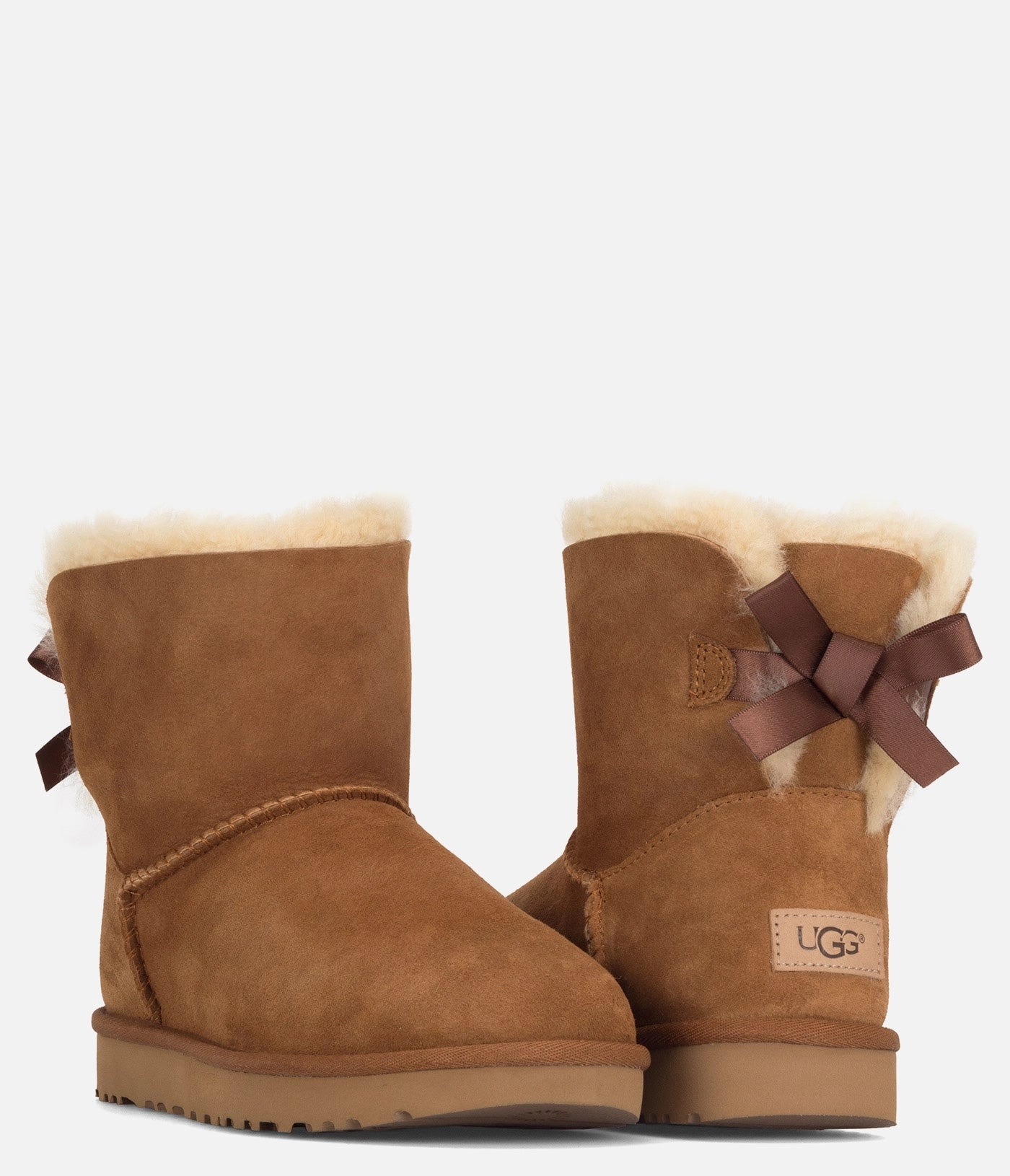 Best Motorbike Boots UGG Mini Bailey Bow II Sheepskin Boot - Women