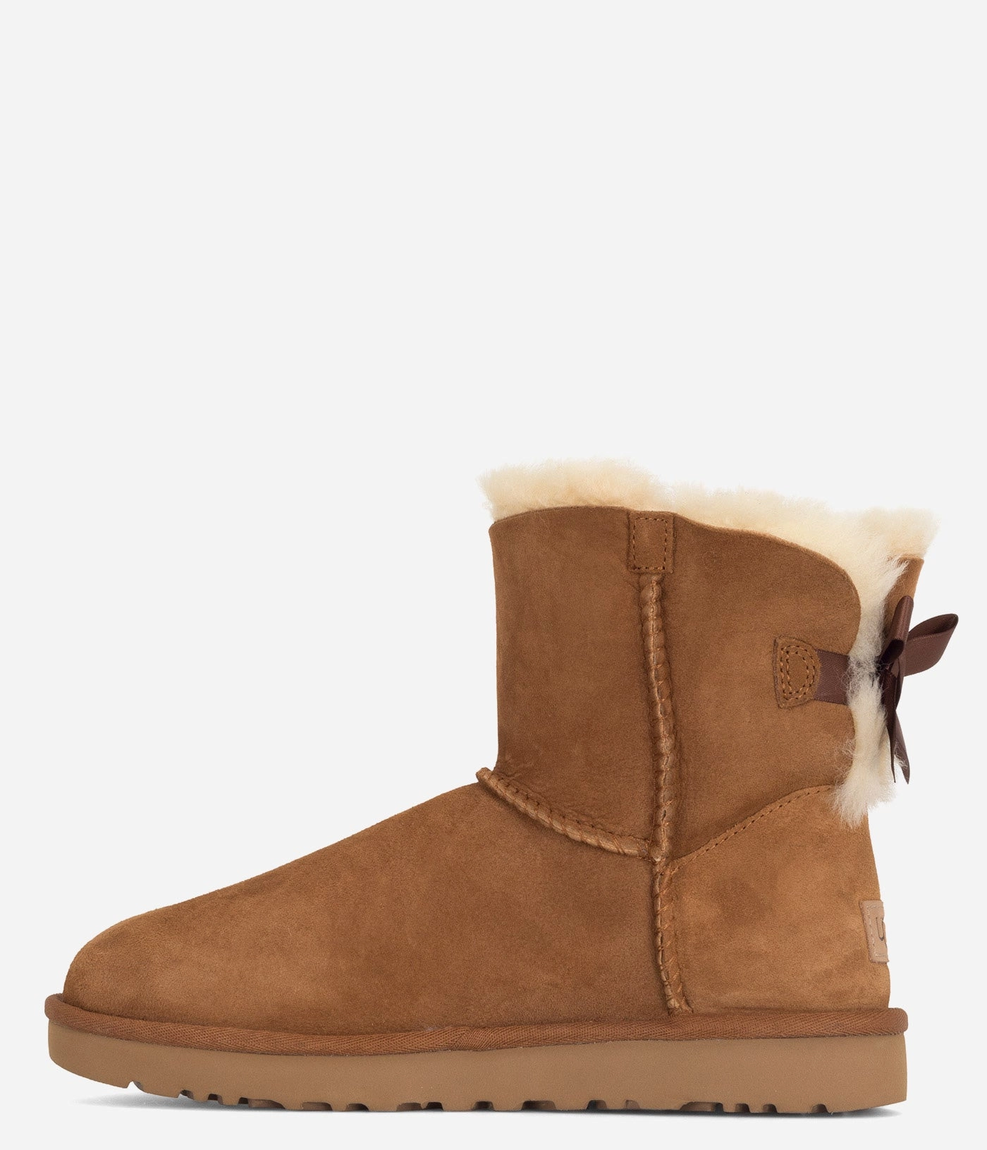 UGG Mini Bailey Bow II Sheepskin Boot - Women Chelsea Ankle Boots