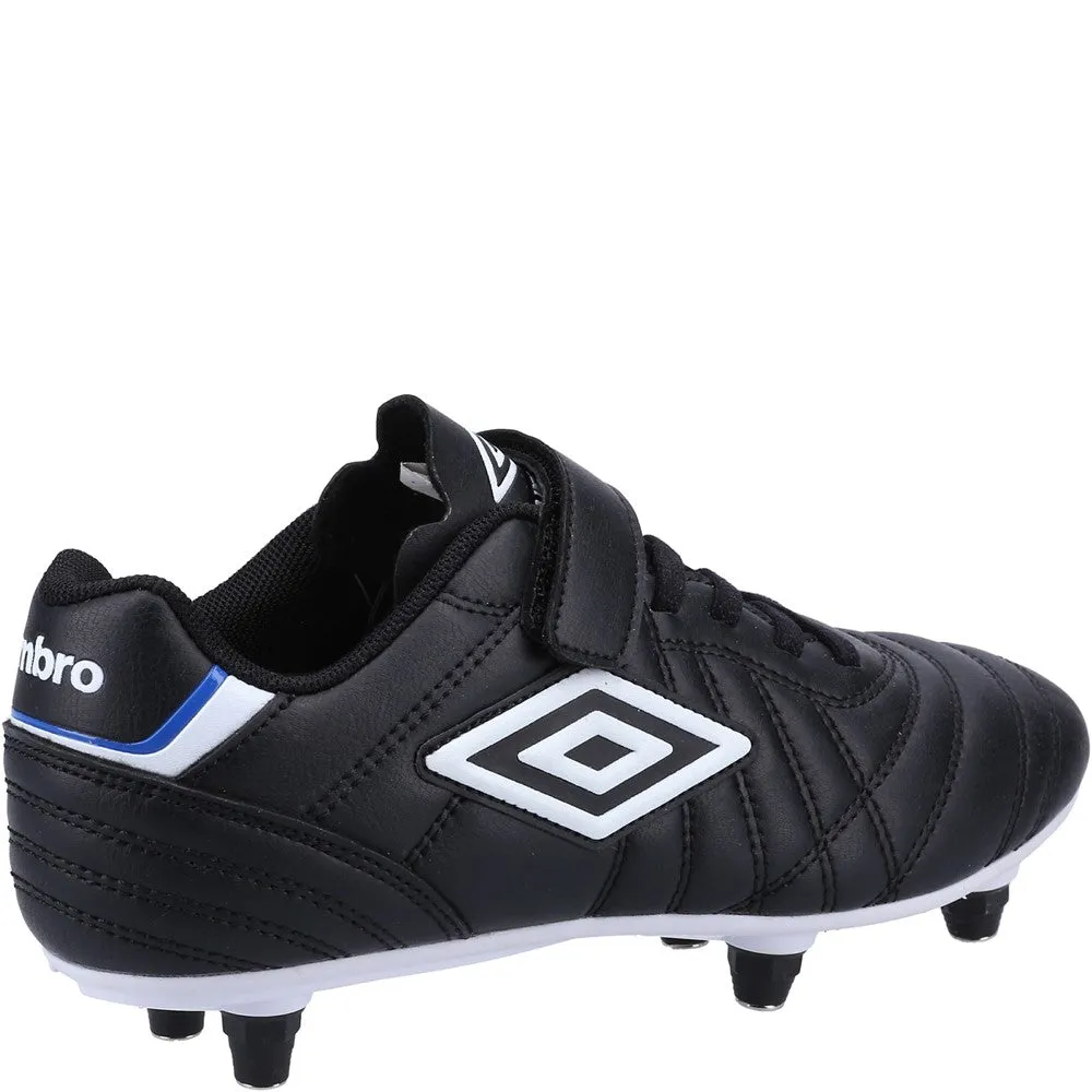 Umbro Speciali Liga Soft Ground Jnr Football Boot Extra Wide Soccer Cleats