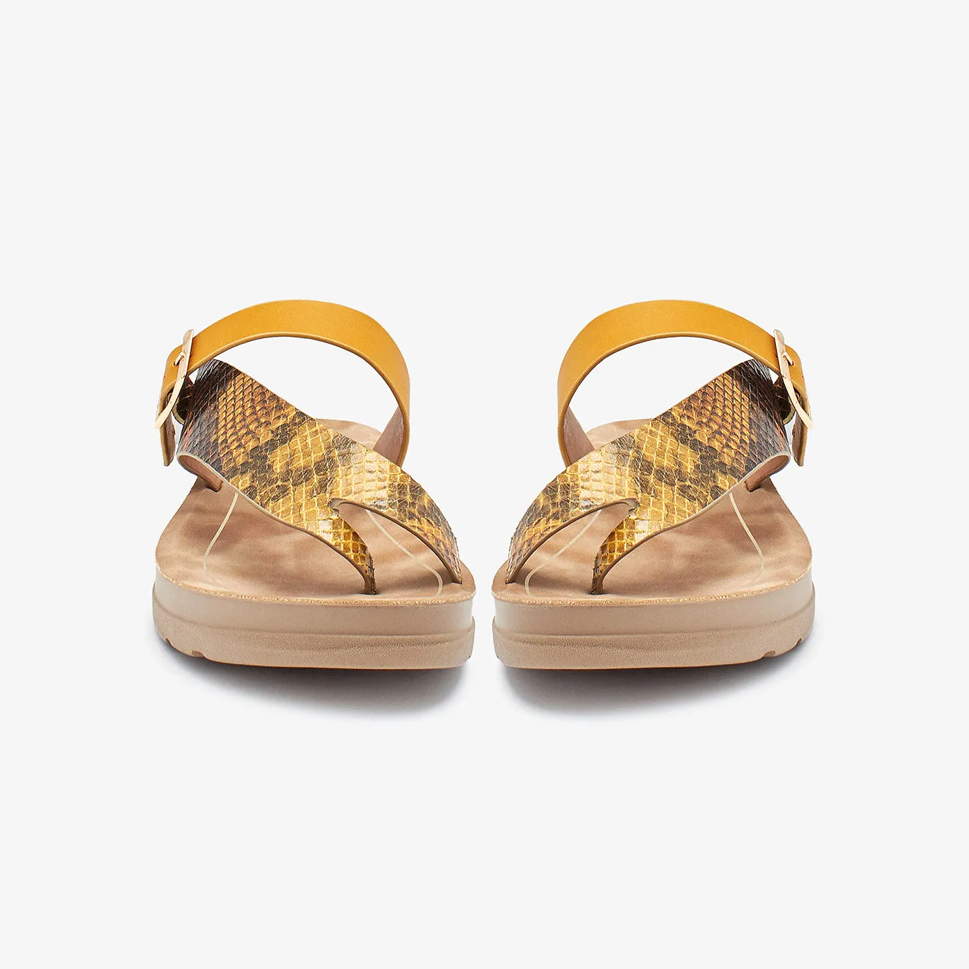 Thong Women Chappal Flat Shoes Wide Fit