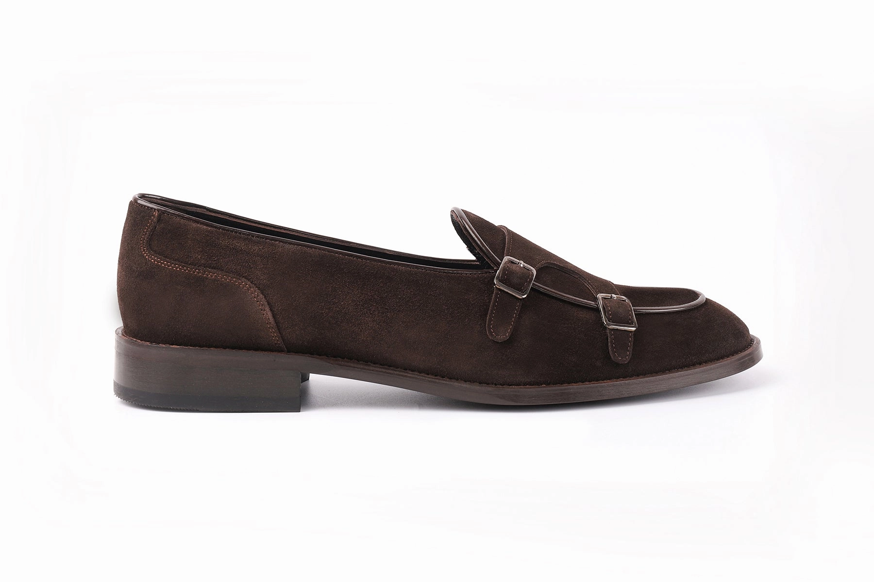 Bellville Short Cut Double Monk Loafers Loafers Wide Width