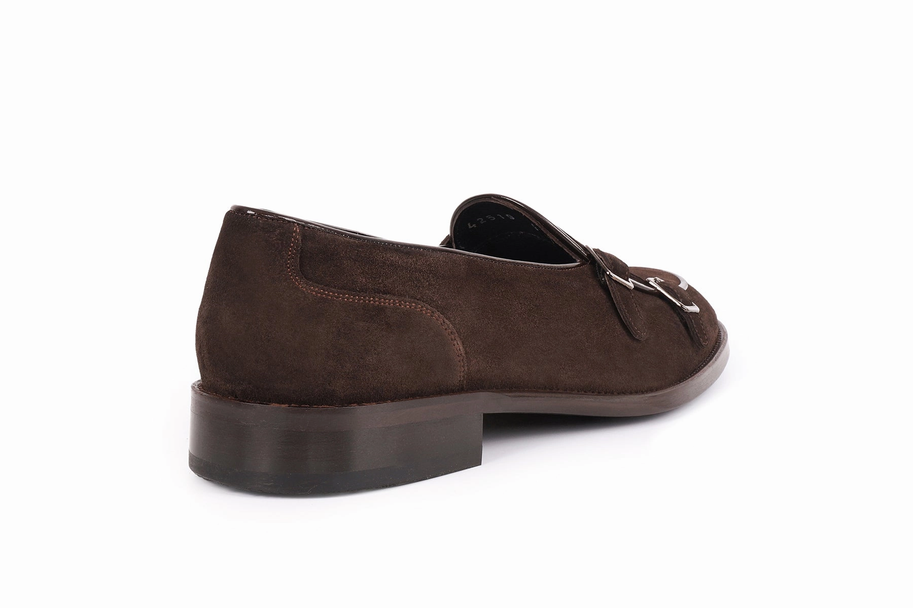 Bellville Short Cut Double Monk Loafers Patterned Loafers