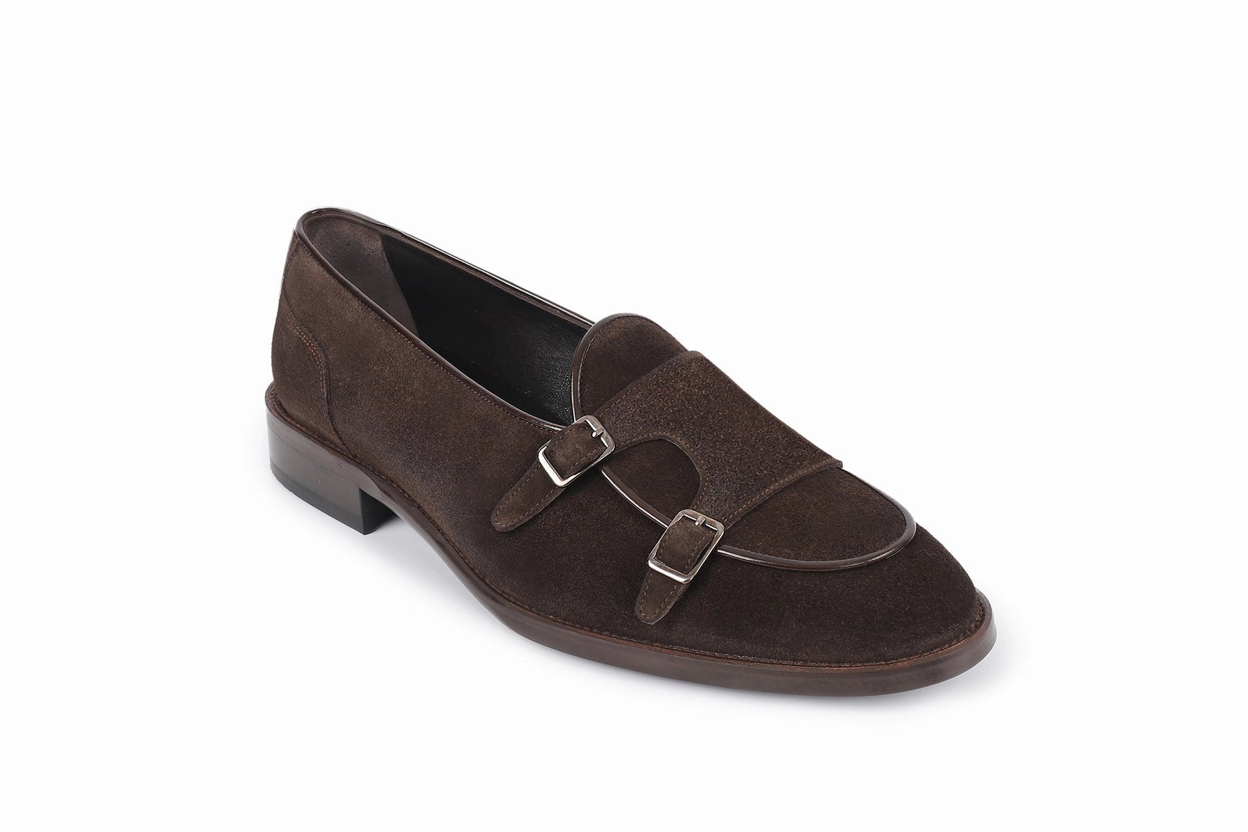 Bellville Short Cut Double Monk Loafers Best Arch Support Loafers