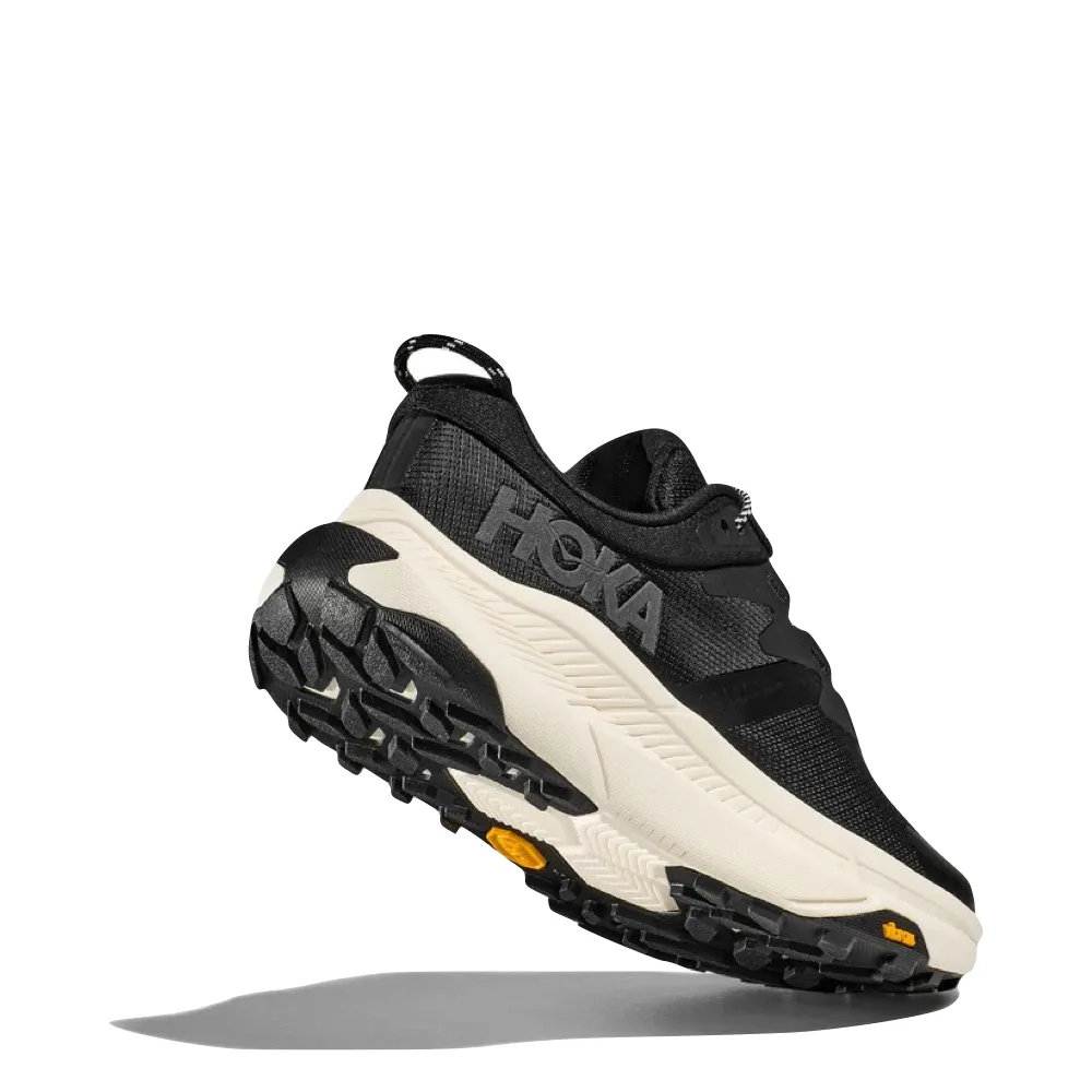 Cream Hoka Women's Transport Sneaker in Black/Alabaster