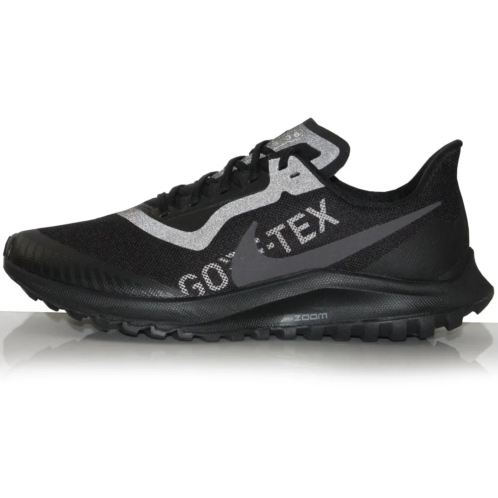 Flux Running Shoes Nike Air Zoom Pegasus 36 Men's Gore-Tex Trail Shoe - Black/Thunder Grey