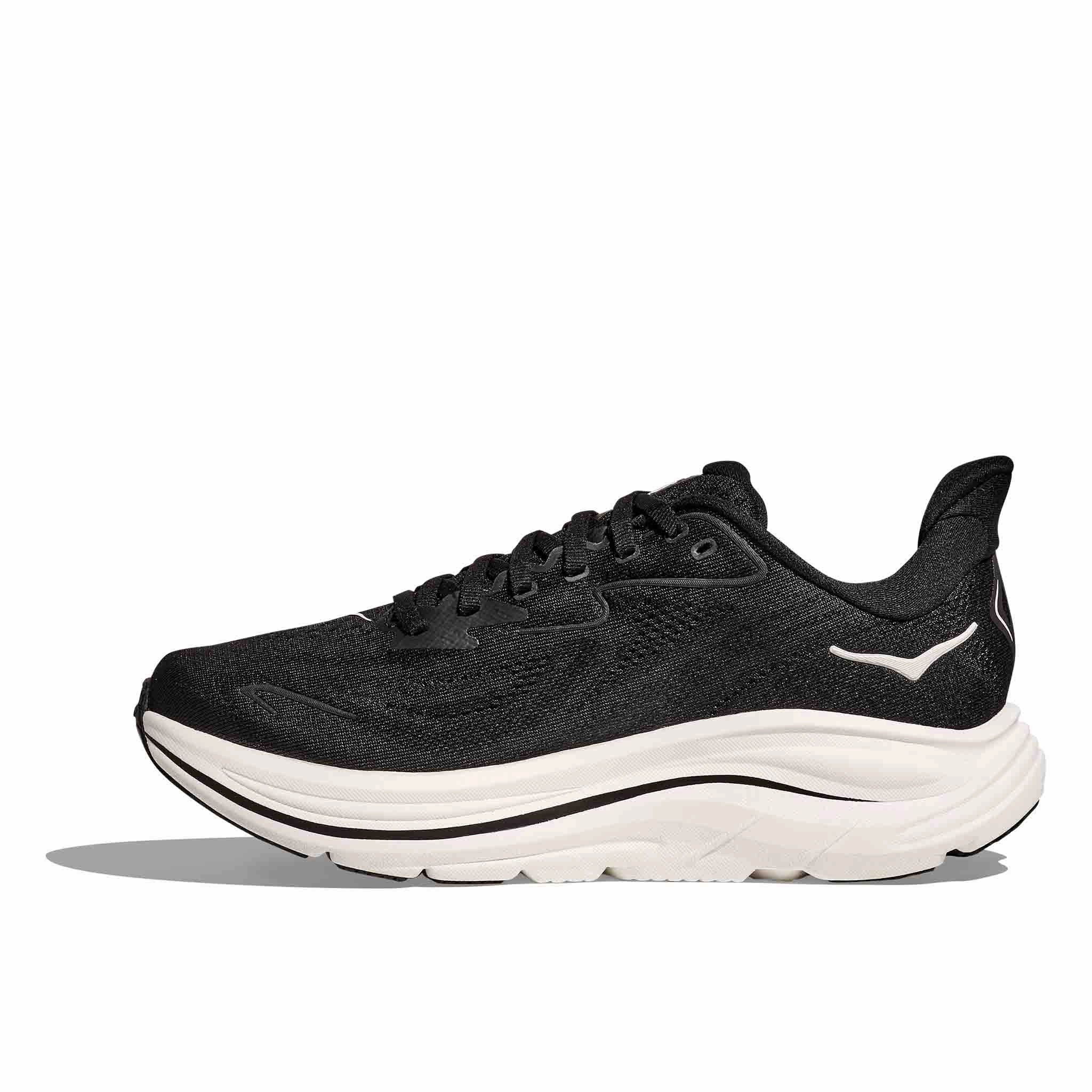 HOKA | Women's Clifton 10 Wide Running Shoes - Black/White Newest Shoes