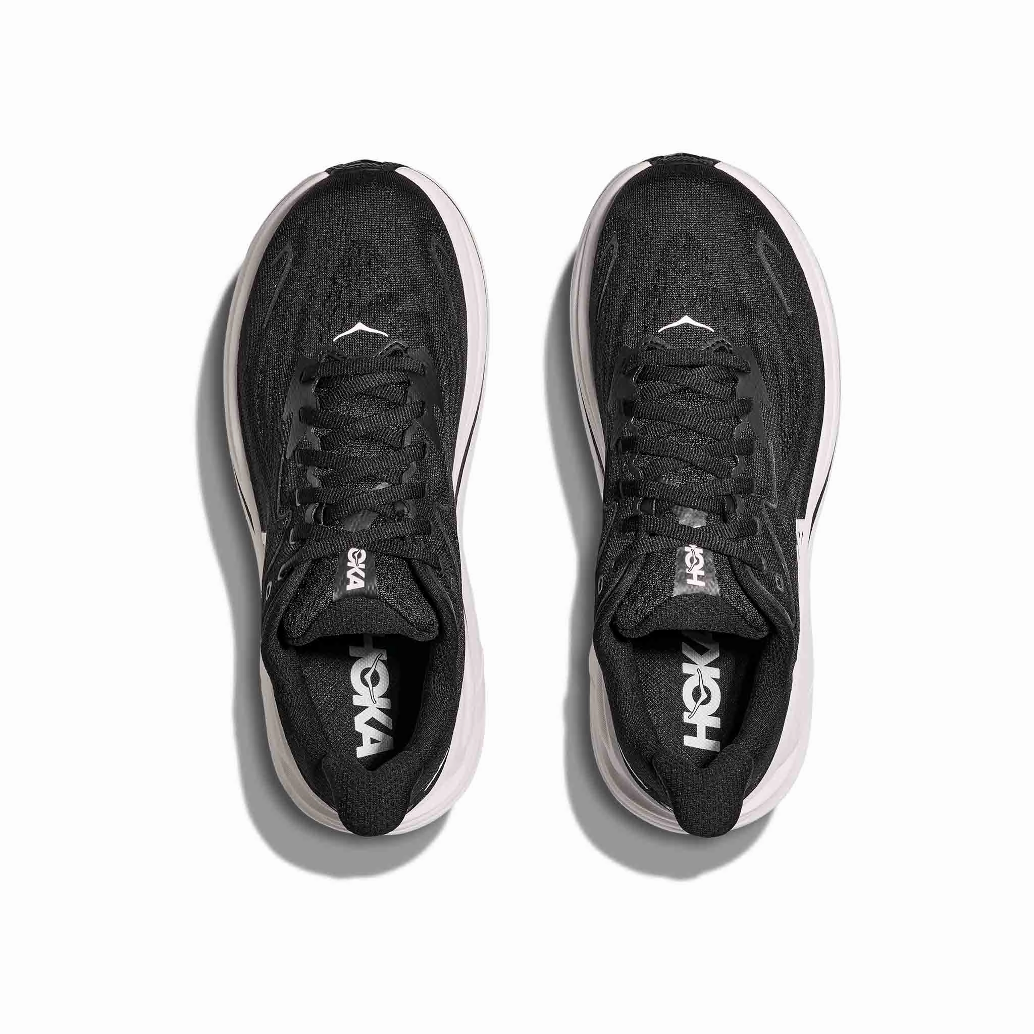 HOKA | Women's Clifton 10 Running Shoes - Black/White Shoes Aventura Mall