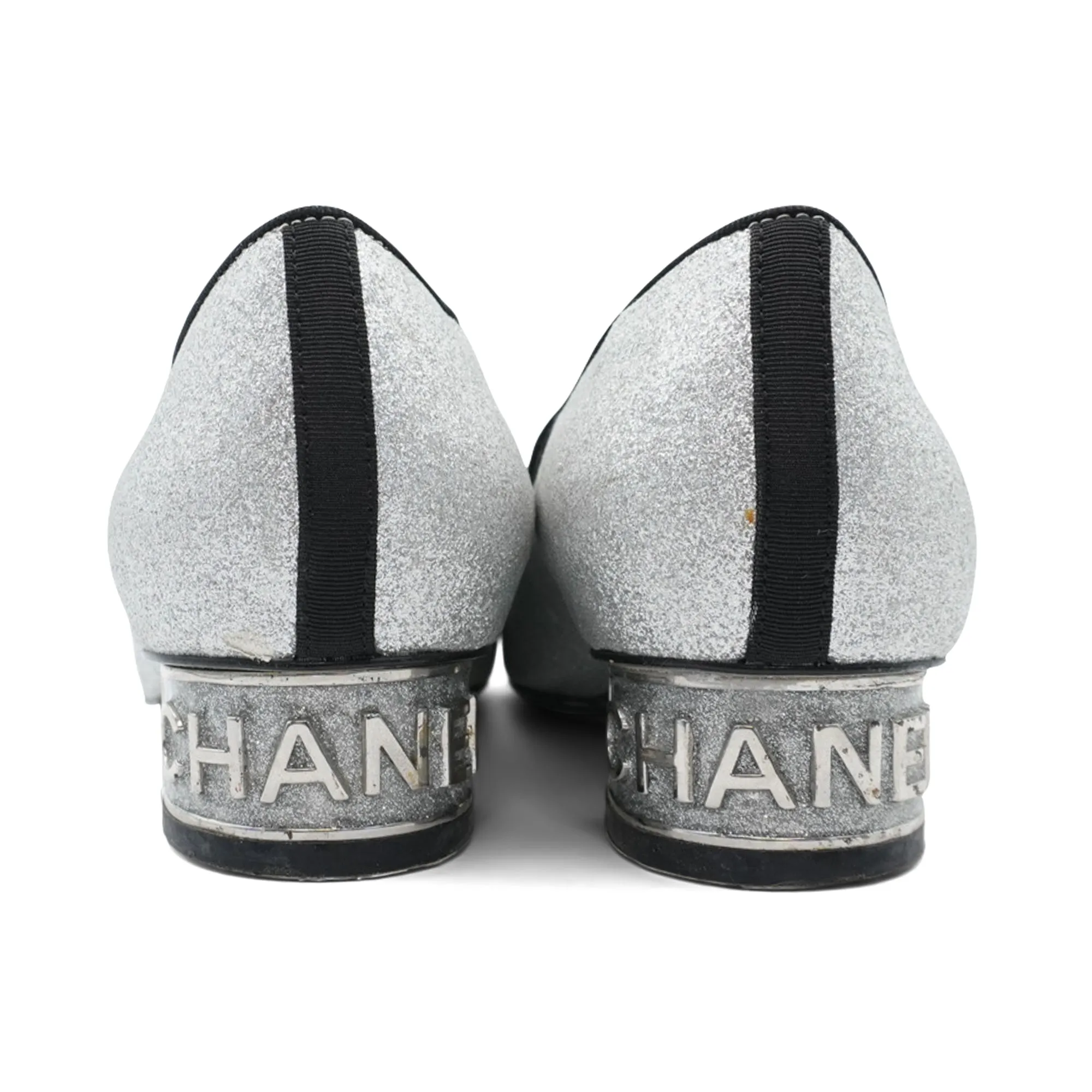 Chinese Laundry Loafers Chanel 'Logo Heel' Kitten Heels - Women's 36.5