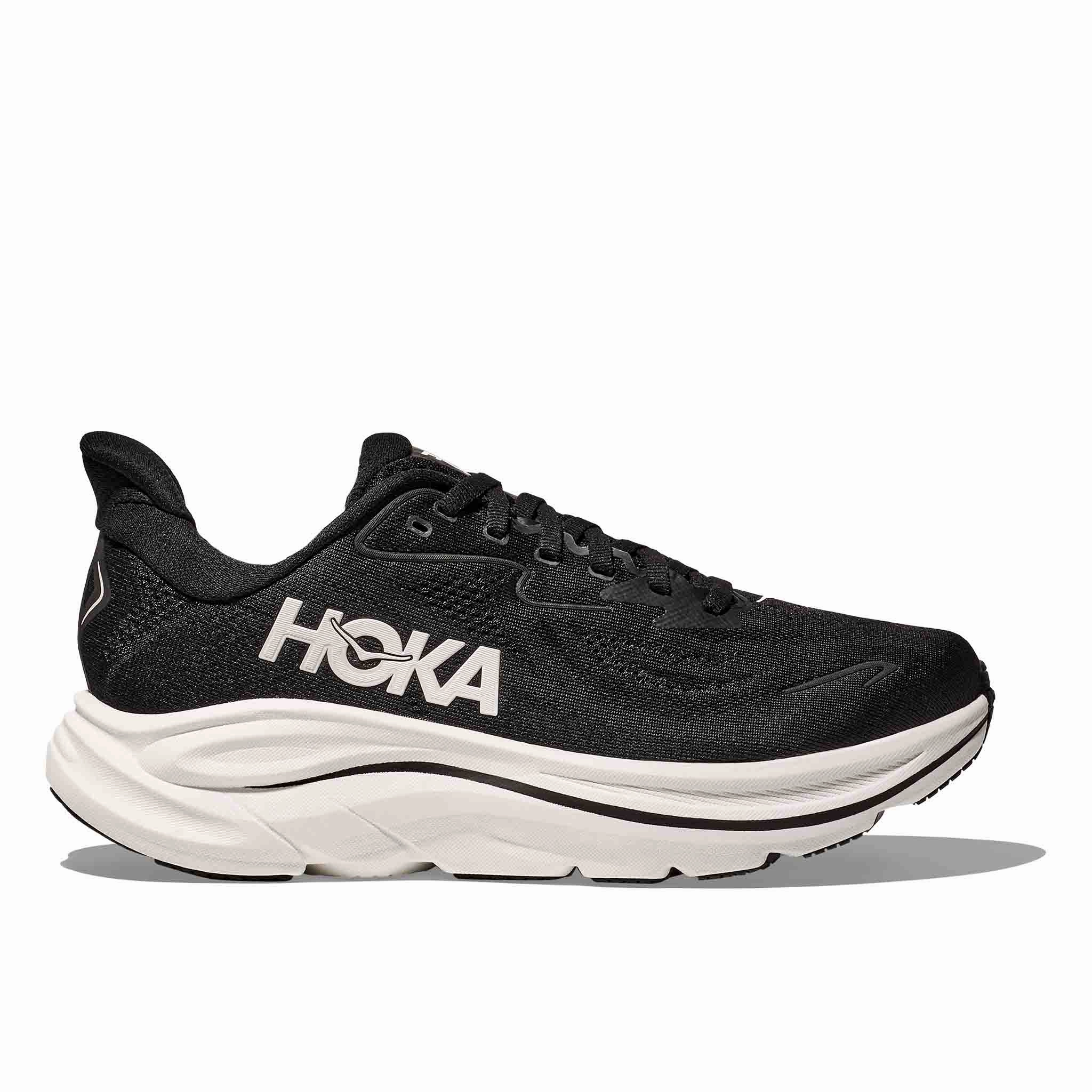 HOKA | Men's Clifton 10 Running Shoes - Black/White Shoes Waterloo