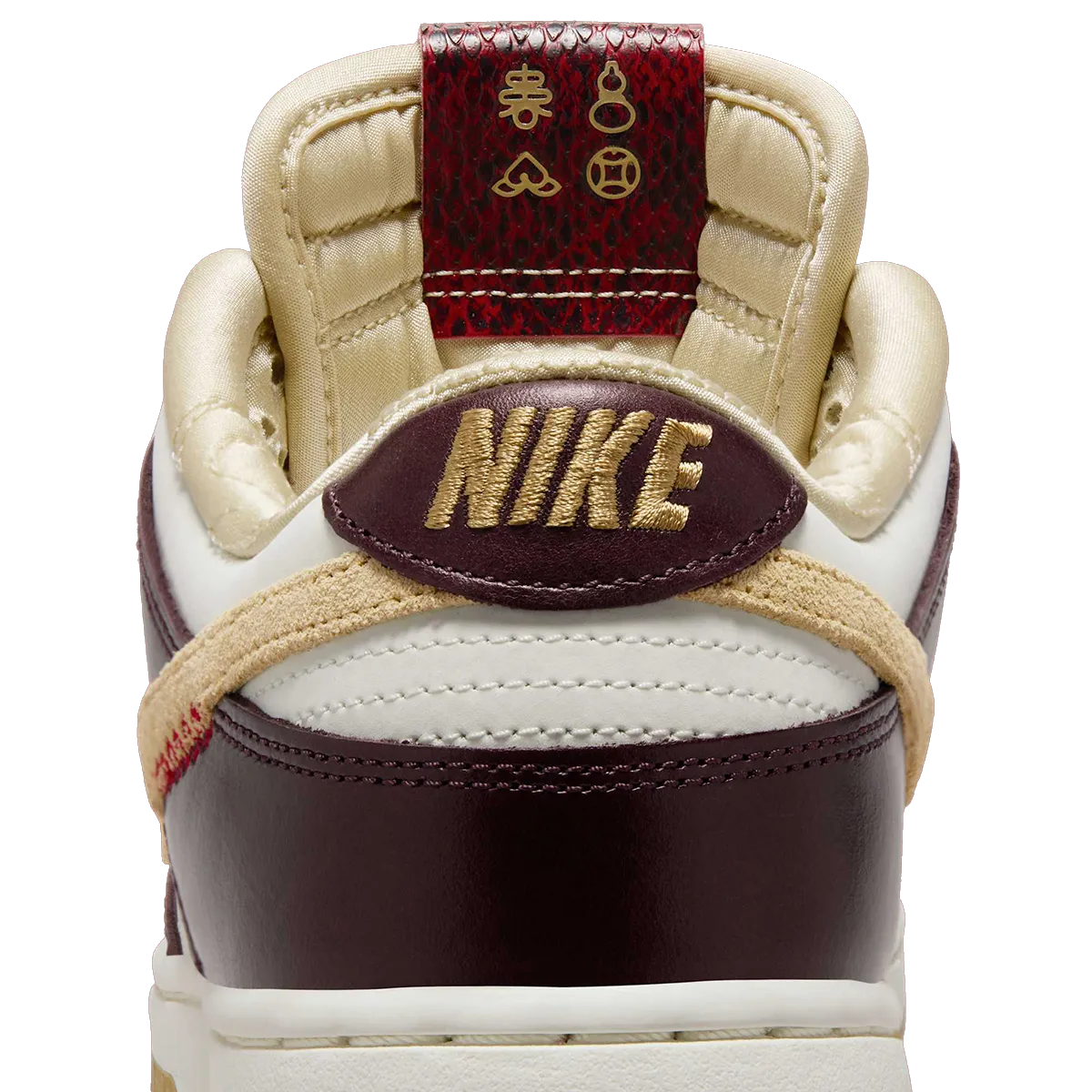 Nike Women's Dunk Low Lx Shoes - Burgundy Crush / Sail / Team Gold / Dark Red Nike Court Borough Low Recraft Shoes