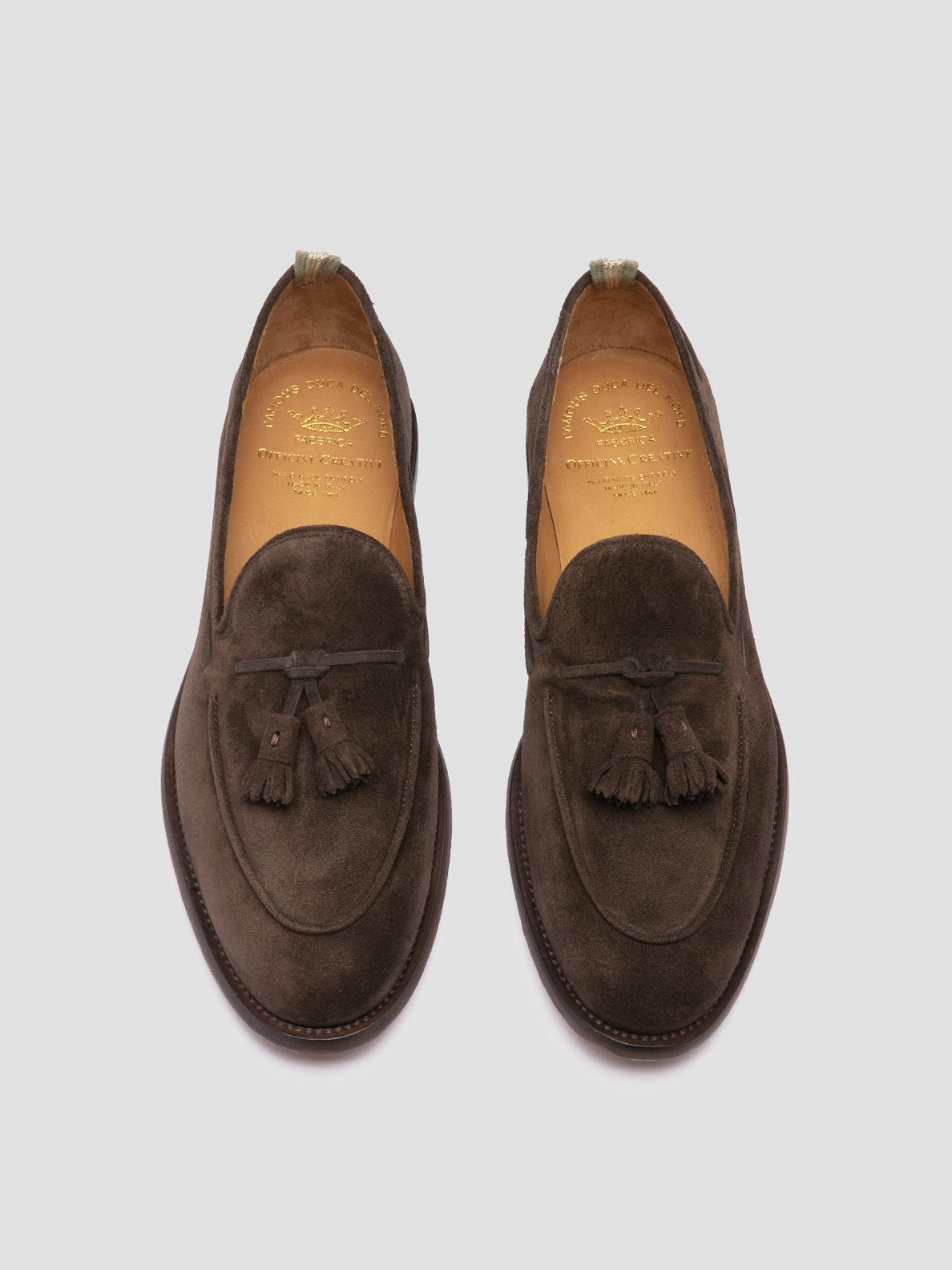 Bass Tassel Loafers OPERA 002 - Brown Suede Tassel Loafers