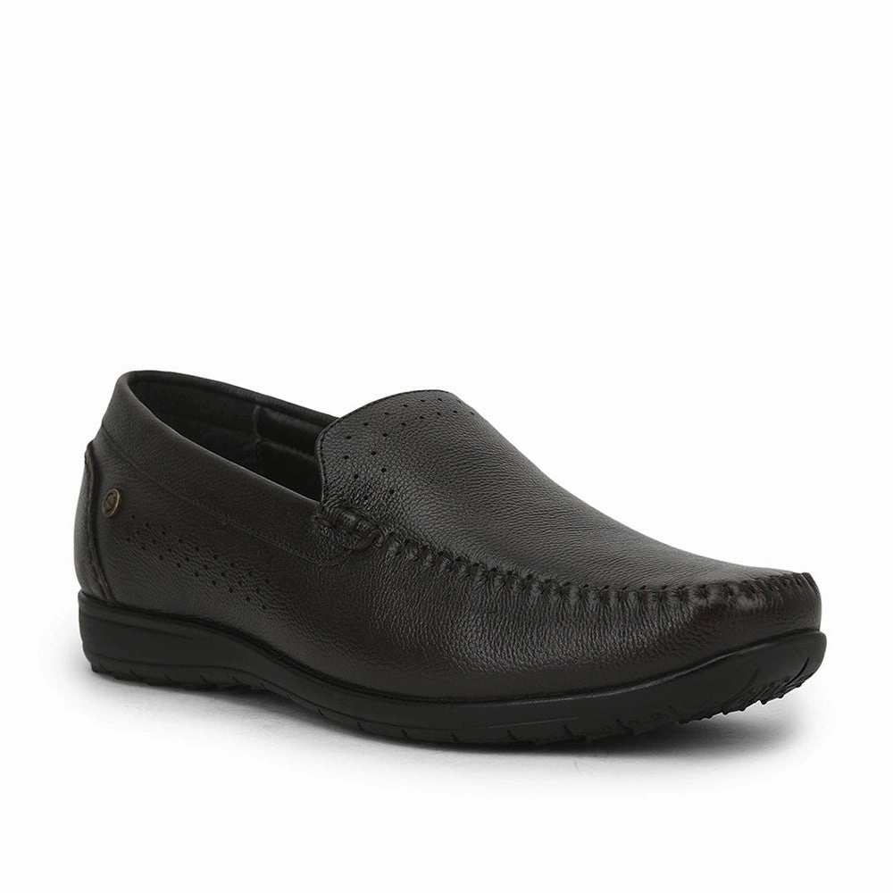 Healers Casual Non lacing Loafers Shoes For Men (D.Brown) JPL-271 By Liberty Lo