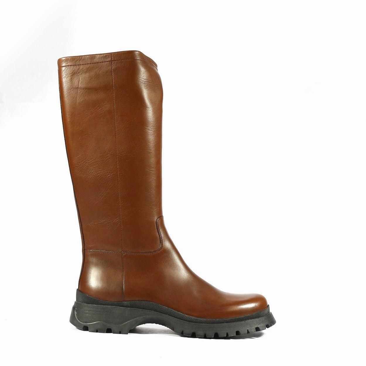 Designer boots by Prada Tall boots / Designer Shoes for women 3W3598 (PRW37) Riding Style Boots