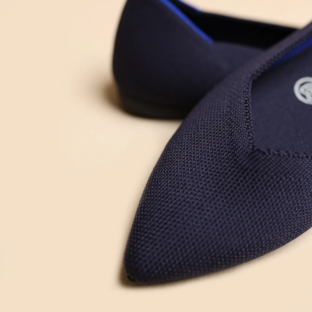 Rothy - Women - The Point - Navy High Heels Open