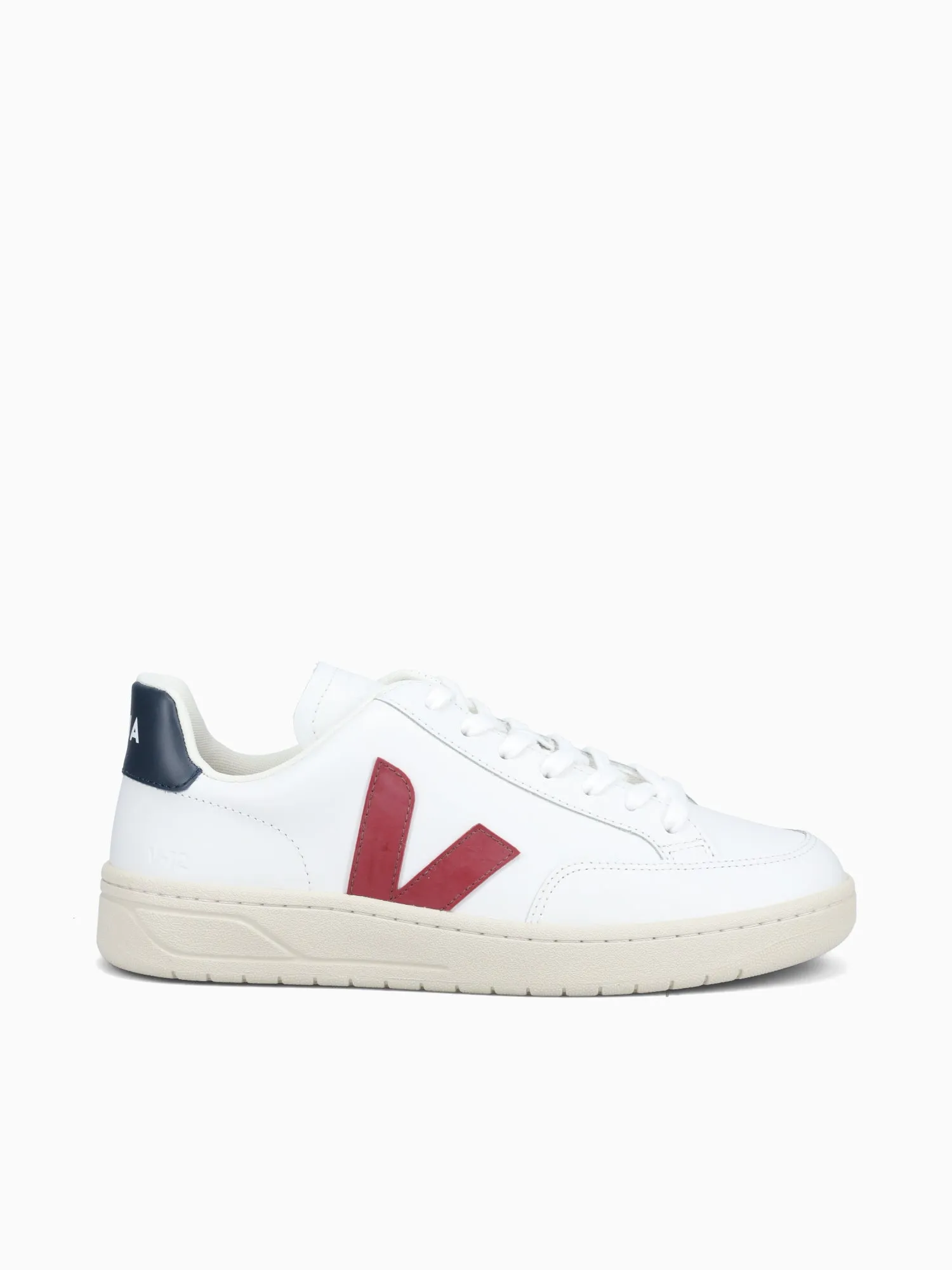 Nb Sneakers V12 Extra White Marsala Nautico Leather