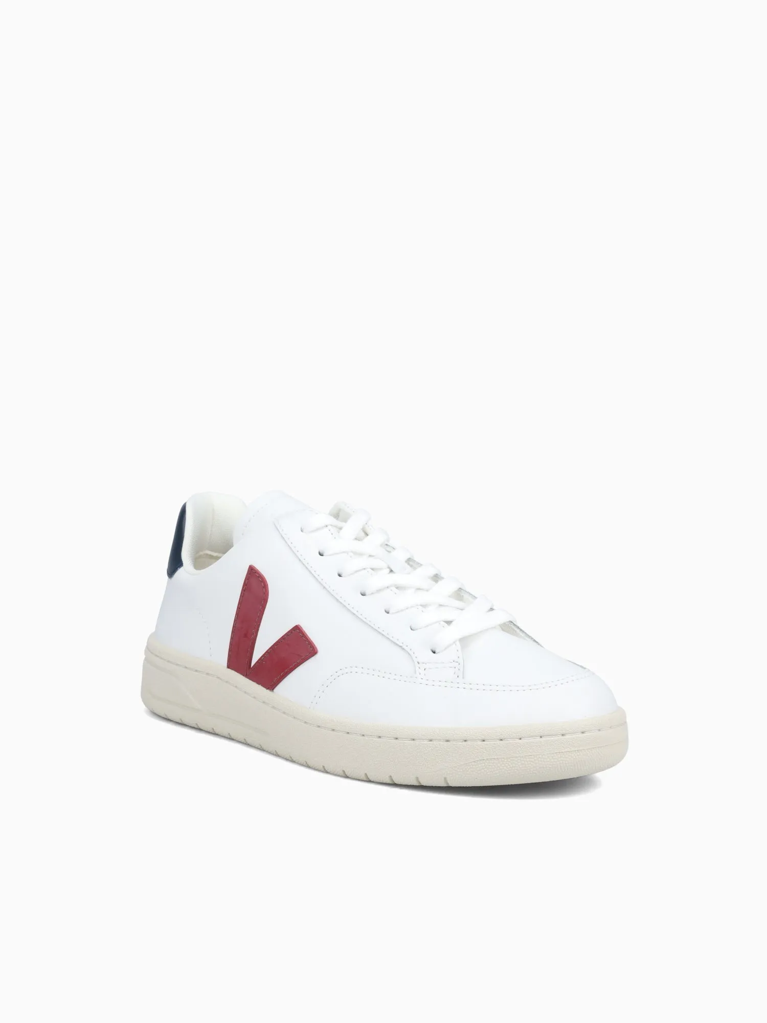 V12 Extra White Marsala Nautico Leather Nunn Bush Sneakers