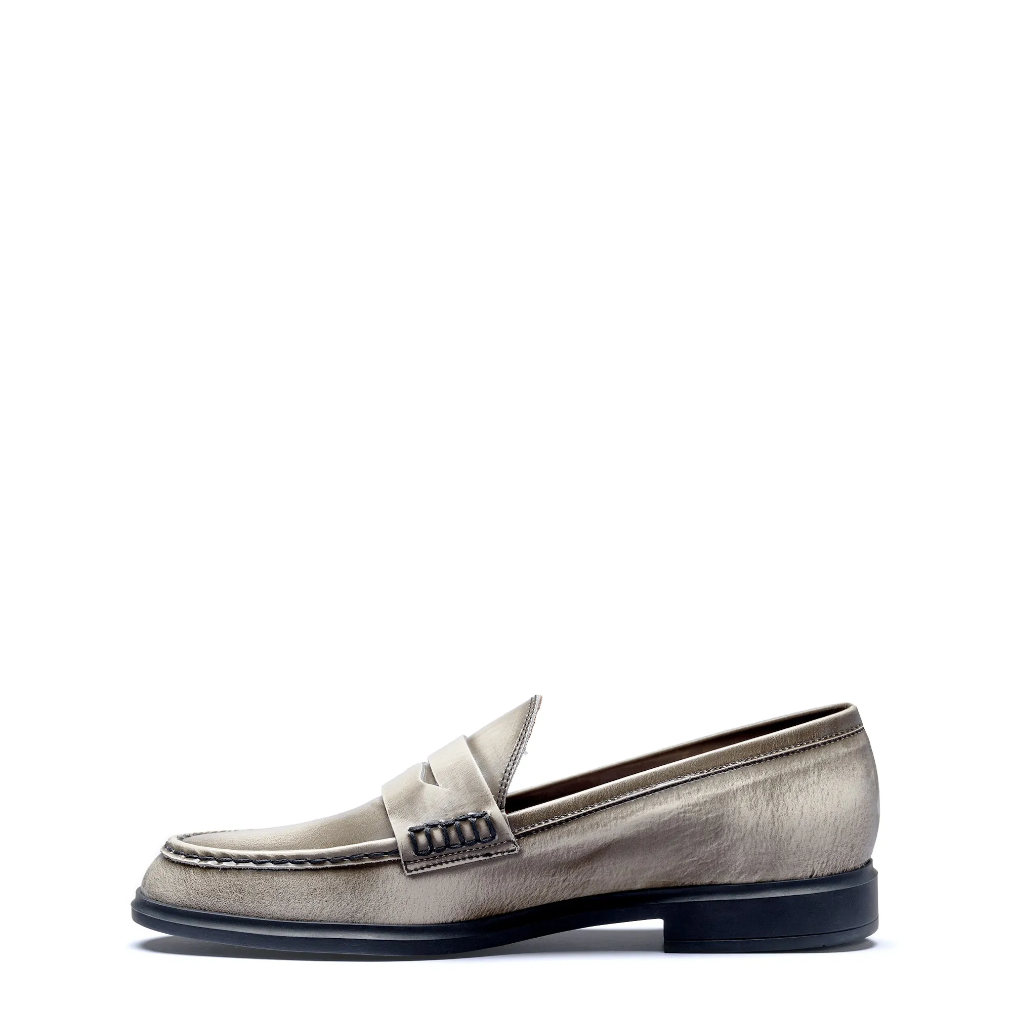 Mule Loafers Vendme Blandine cream spazzolato leather loafers