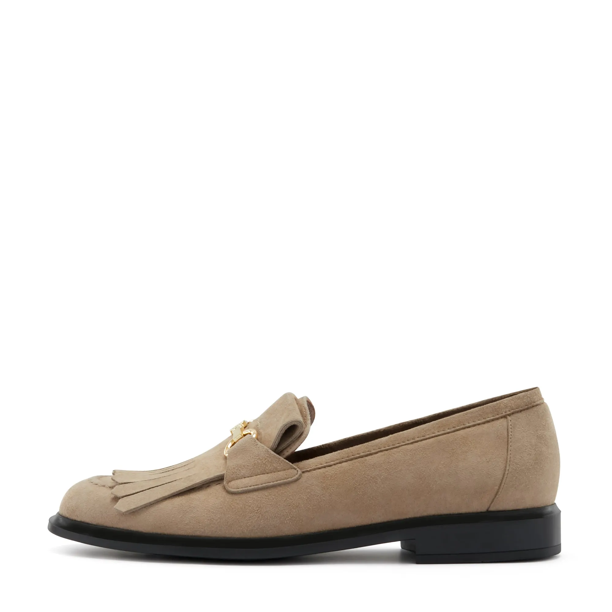 Platfrom Loafers Vendme Lave taupe suede loafers