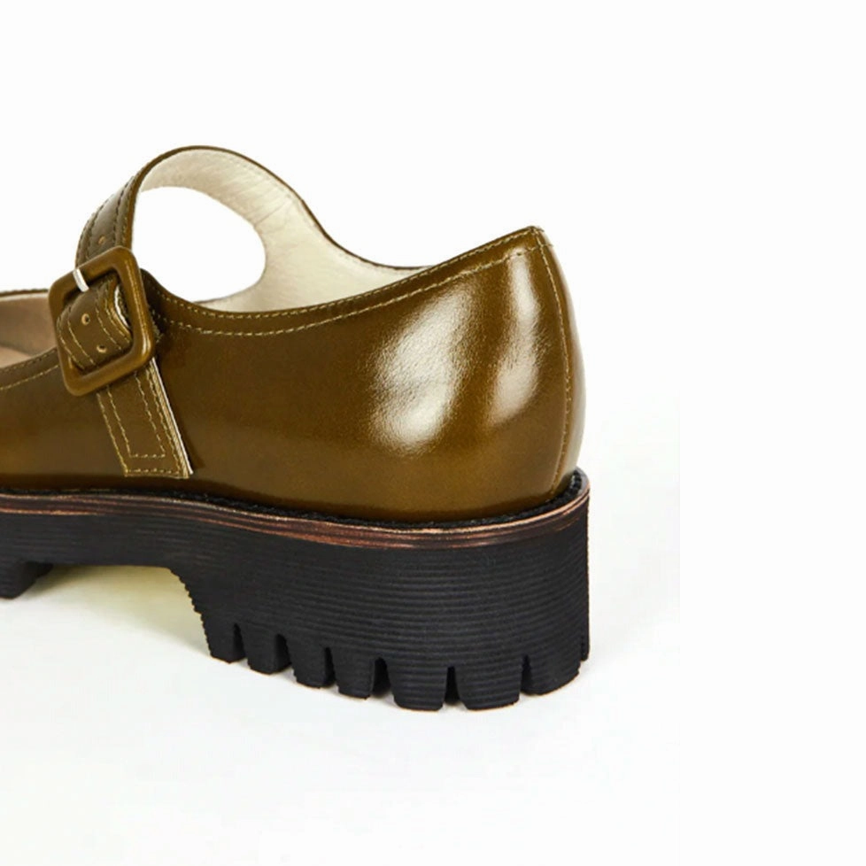 Veronica Mary Jane Museum Calfskin Oxfords