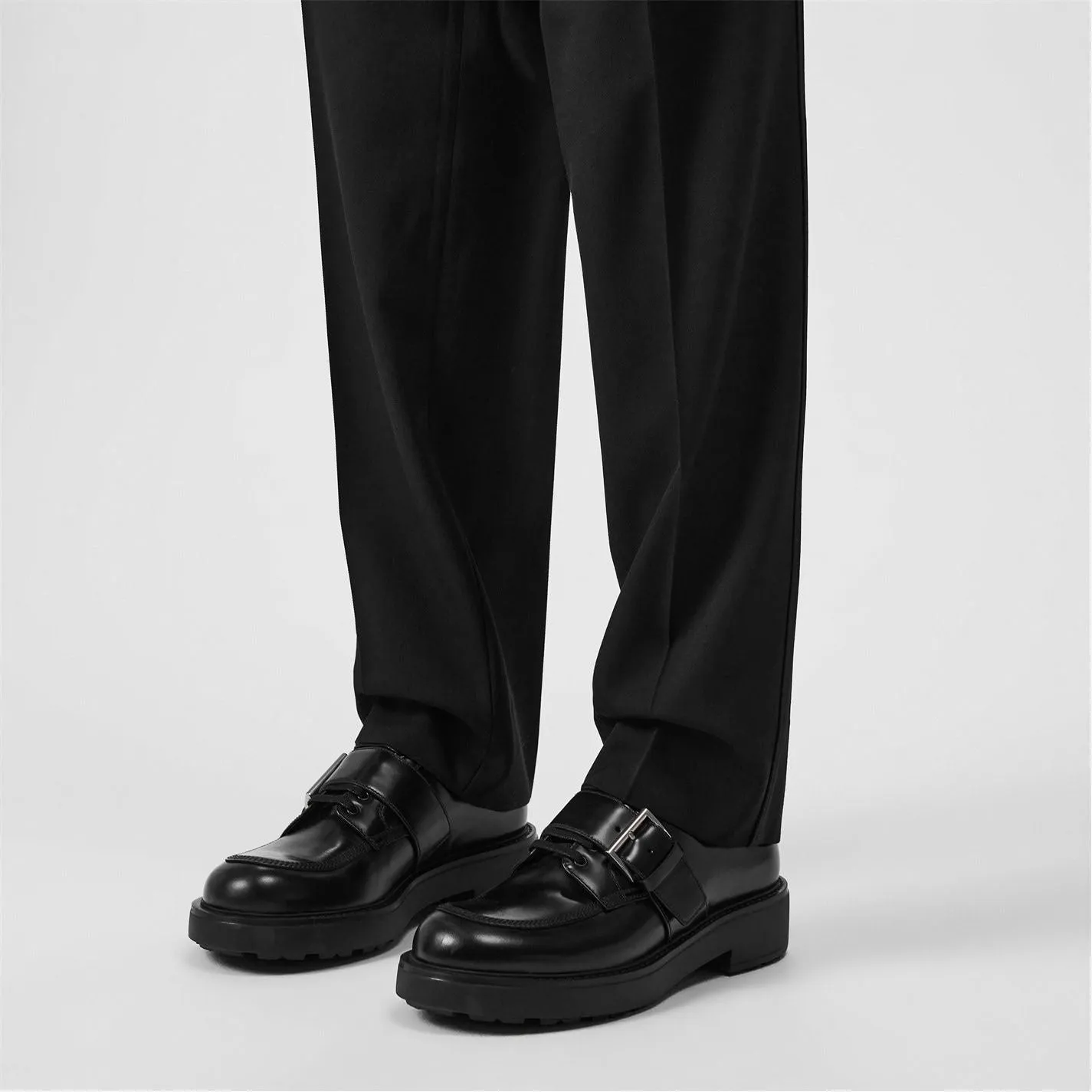 PRADA  Diapason Loafers Nero Cat Loafers