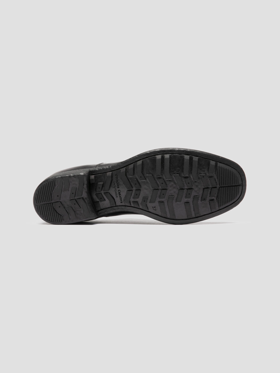 Vitamin Oxford Ms CALIXTE 003 - Dark Grey Leather Oxford Shoes