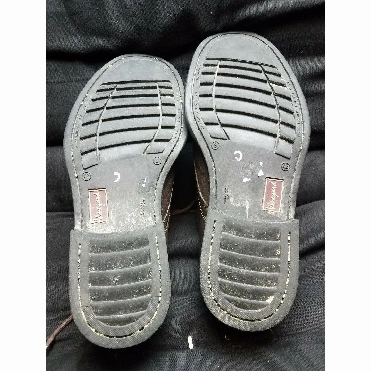 Sandro Moscoloni Vineyard Brown Leather Dress Shoes Oxfords Mens 10.5 D 3060 Meermin Oxfords