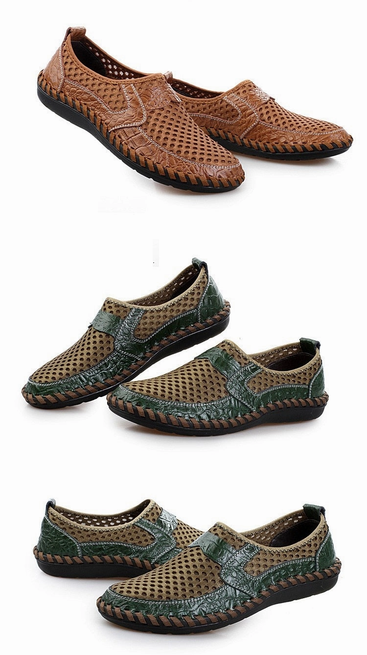Crocodile Loafers Men Shoes 2019 Soft Comfortable Loafers Mens