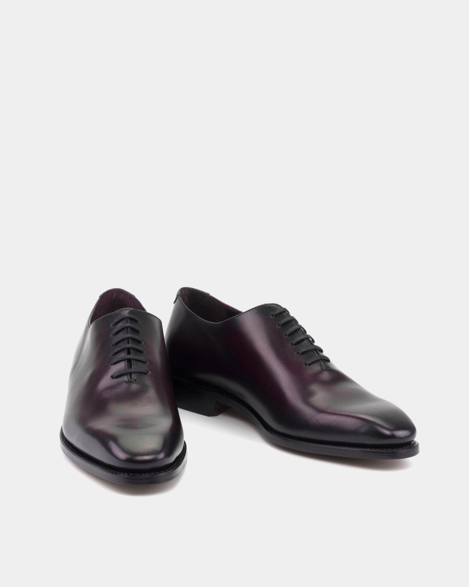 Vincent Oxblood Wholecut in 722 Heeled Leather Oxfords