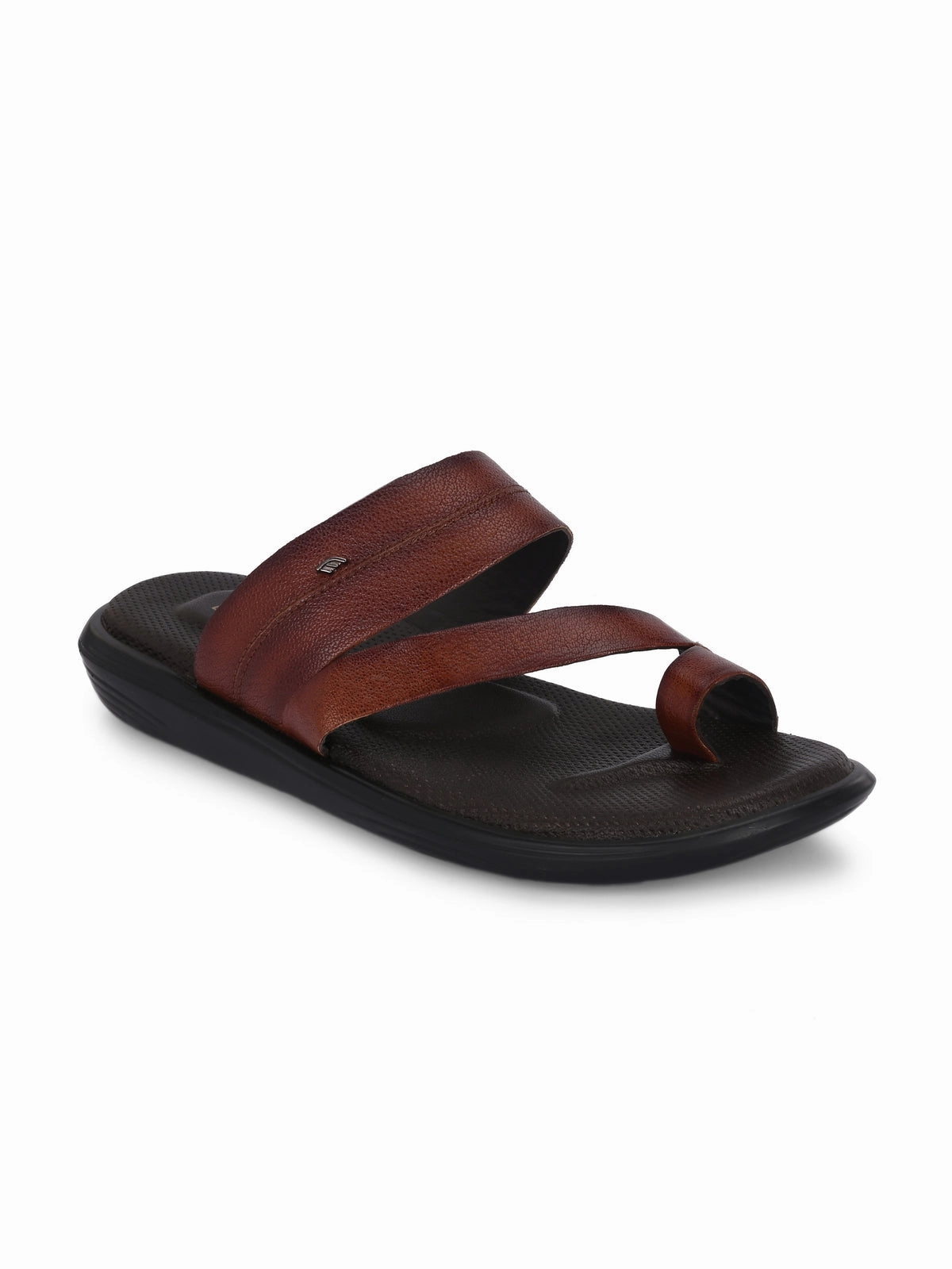 Regalia Comfort Leather Slippers Slippers Met Logo