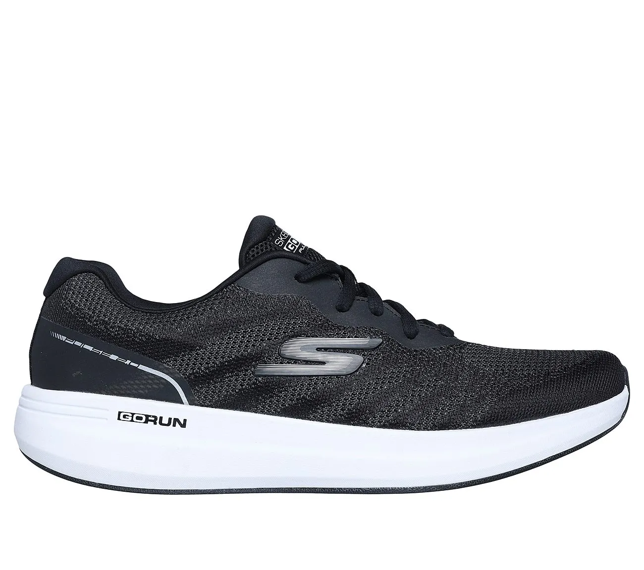 Running Shoes Gym GO RUN PULSE 2.0 - BLACK WHITE