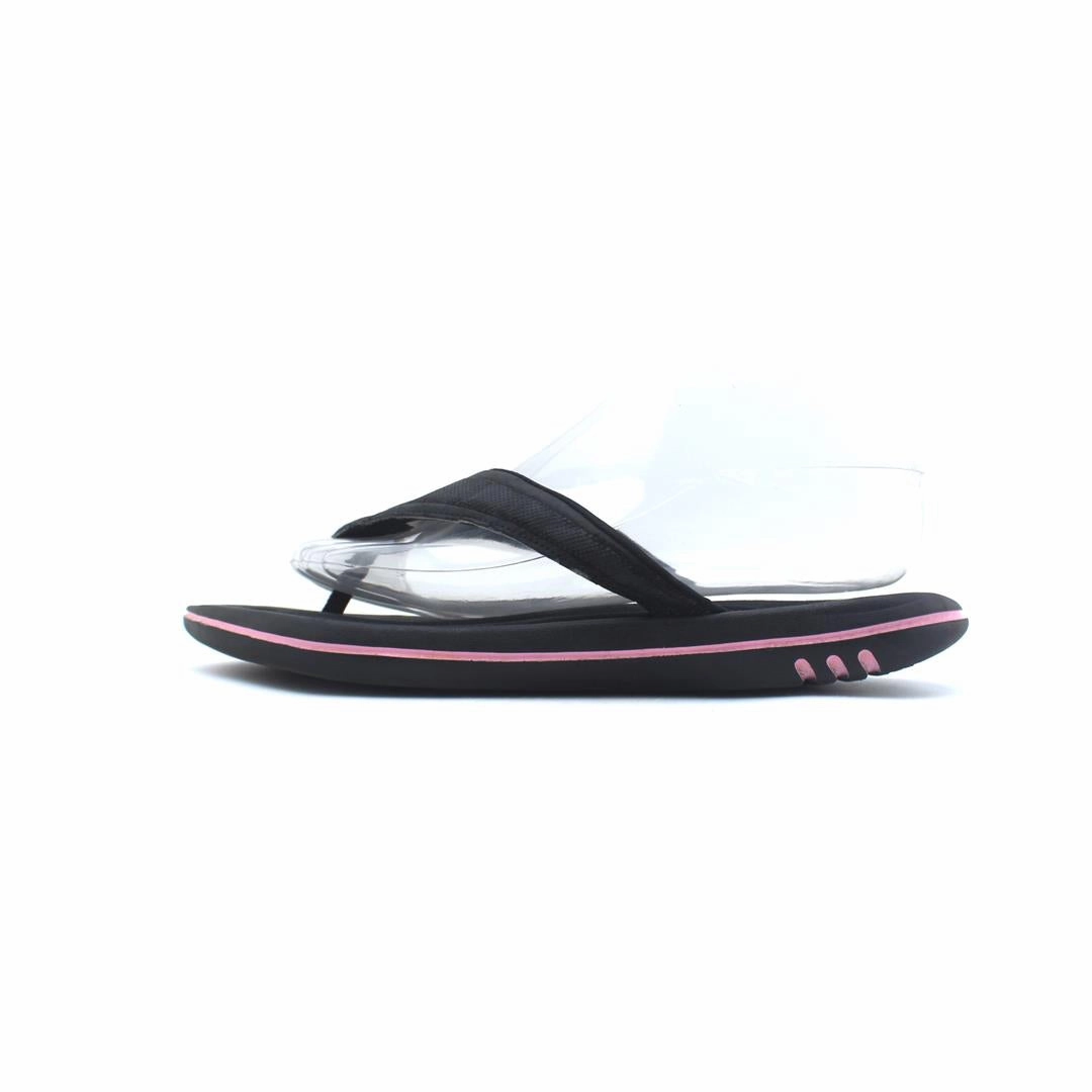 ADIDAS . White Platform Slides