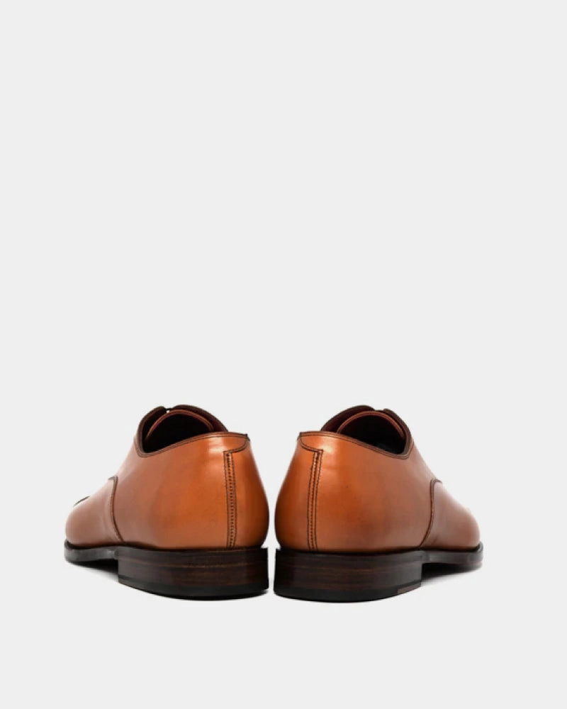 Zerøgrand Remastered Unlined Wingtip Oxfords Outlet - Richard - Cognac Calf - 371
