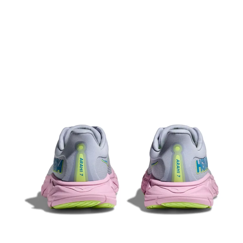 Shoes For Teachers Hoka Women's Arahi 7 Sneaker in Gull/Pink Twilight