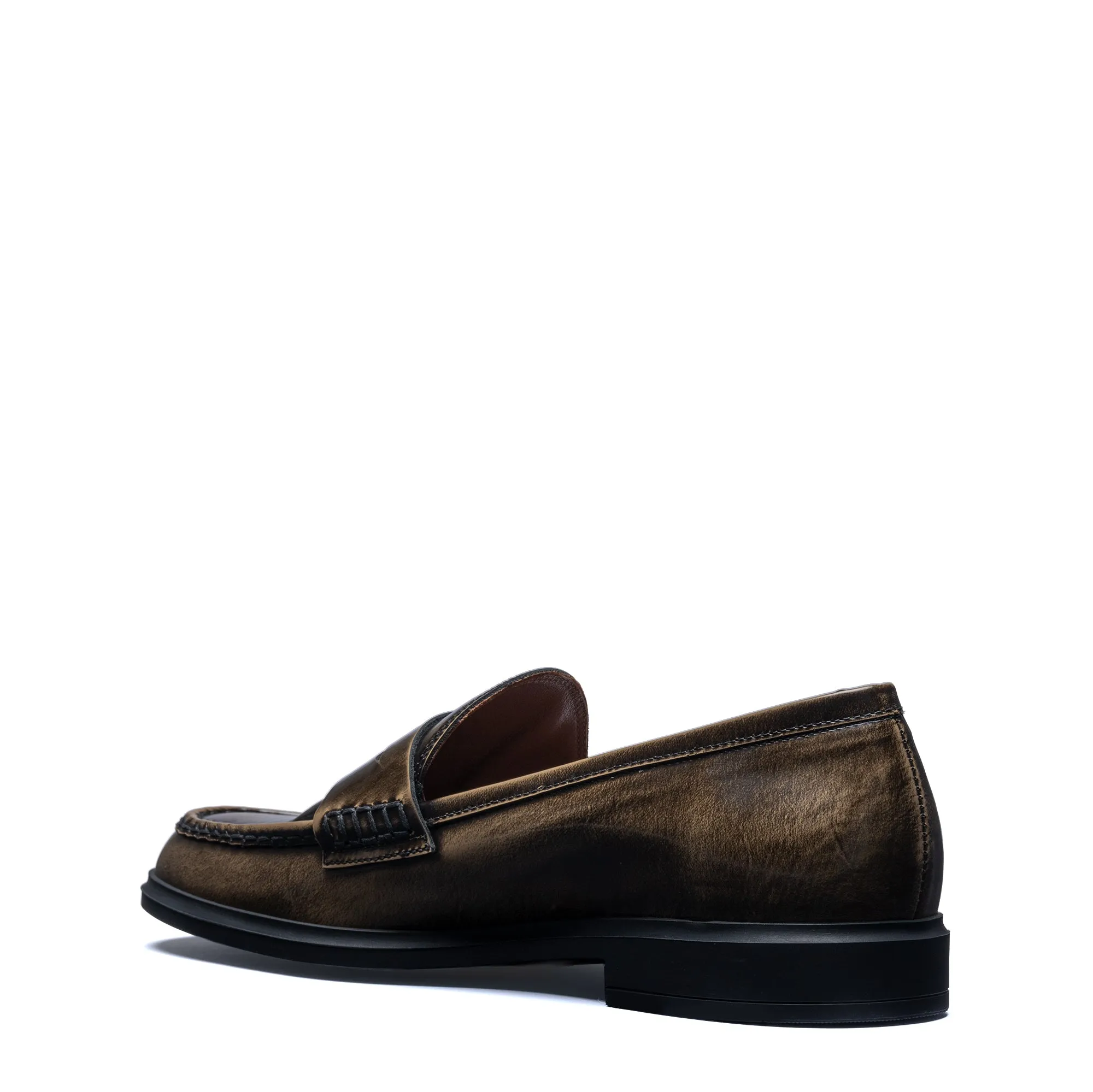 Suede Loafers With Tassels Vendme Blandine mocha spazzolato leather loafers