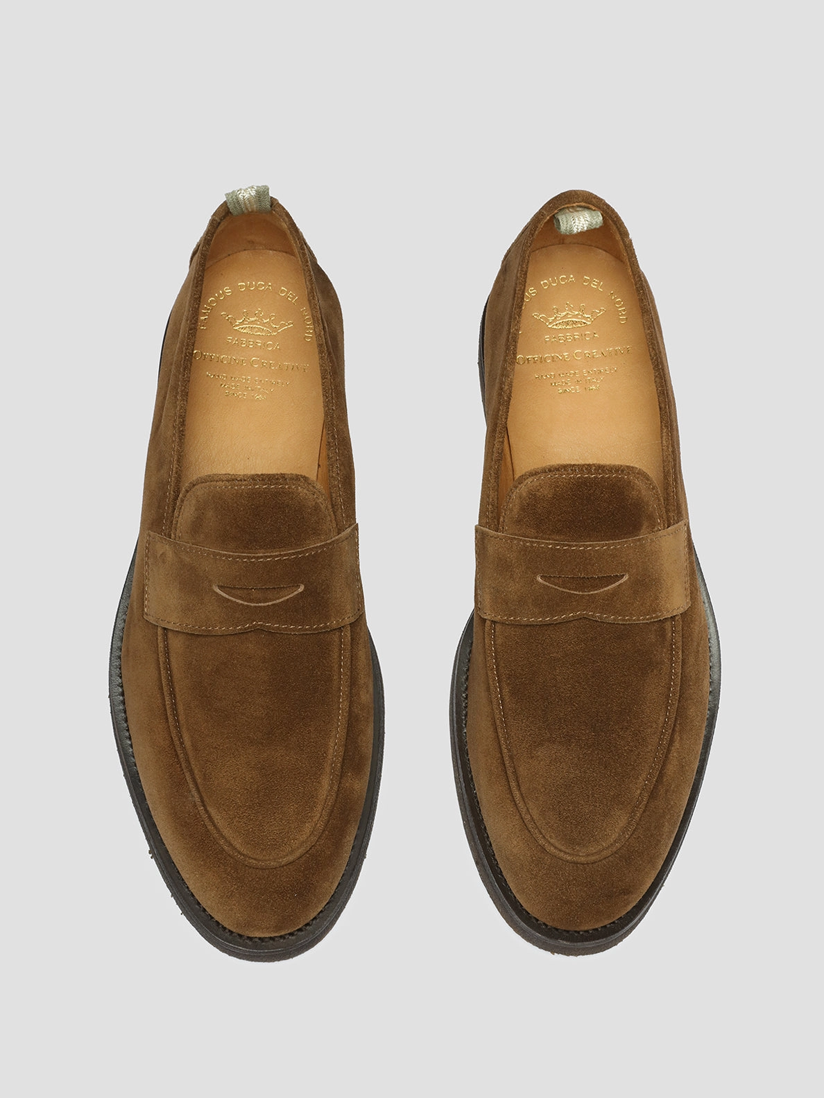 Agl Loafers OPERA FLEXI 101 - Brown Suede Penny Loafers
