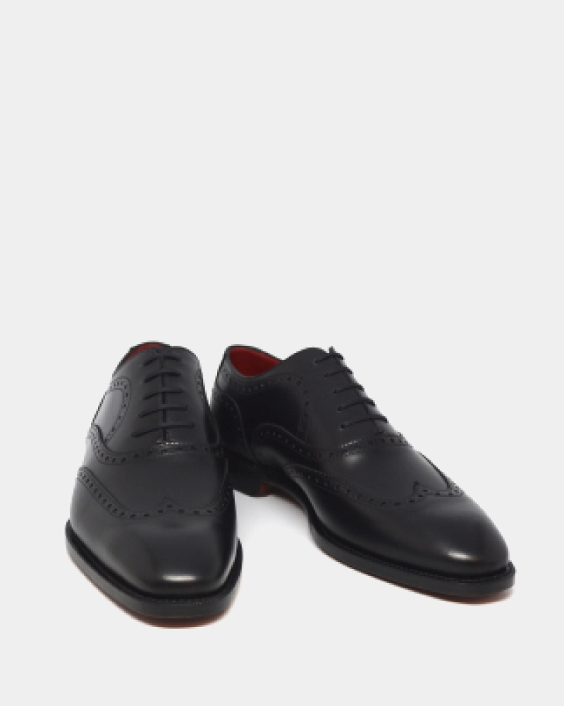 Slip Resistant Oxfords Outlet - Winston -  Black Calf - 888
