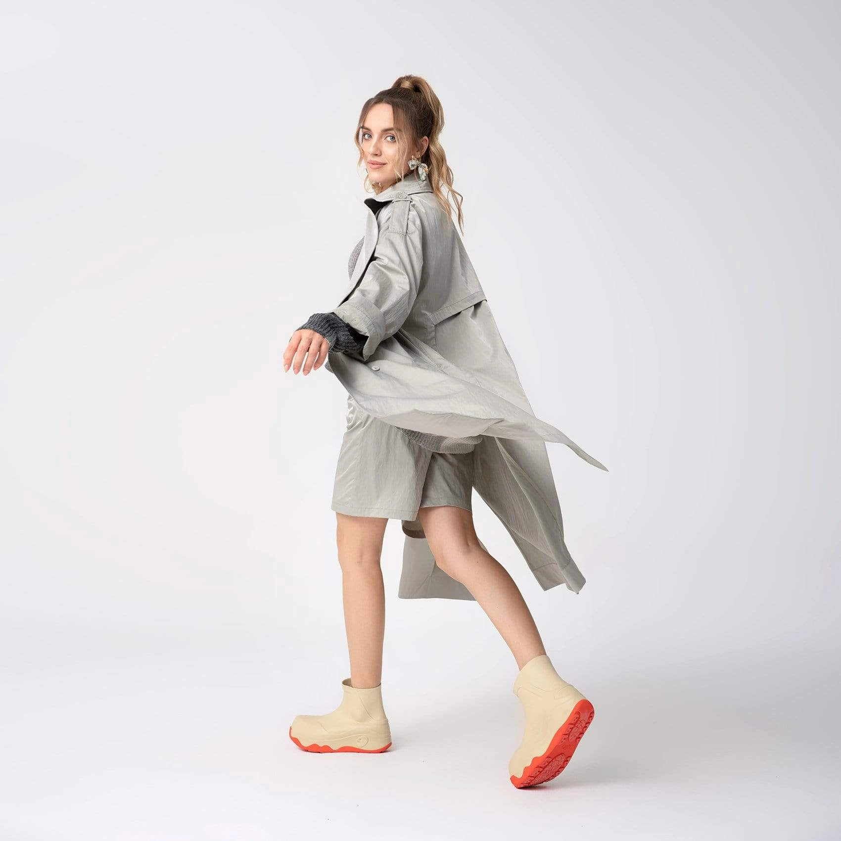 Biker Boots Wide Calf Wheat Navarra Boots Women