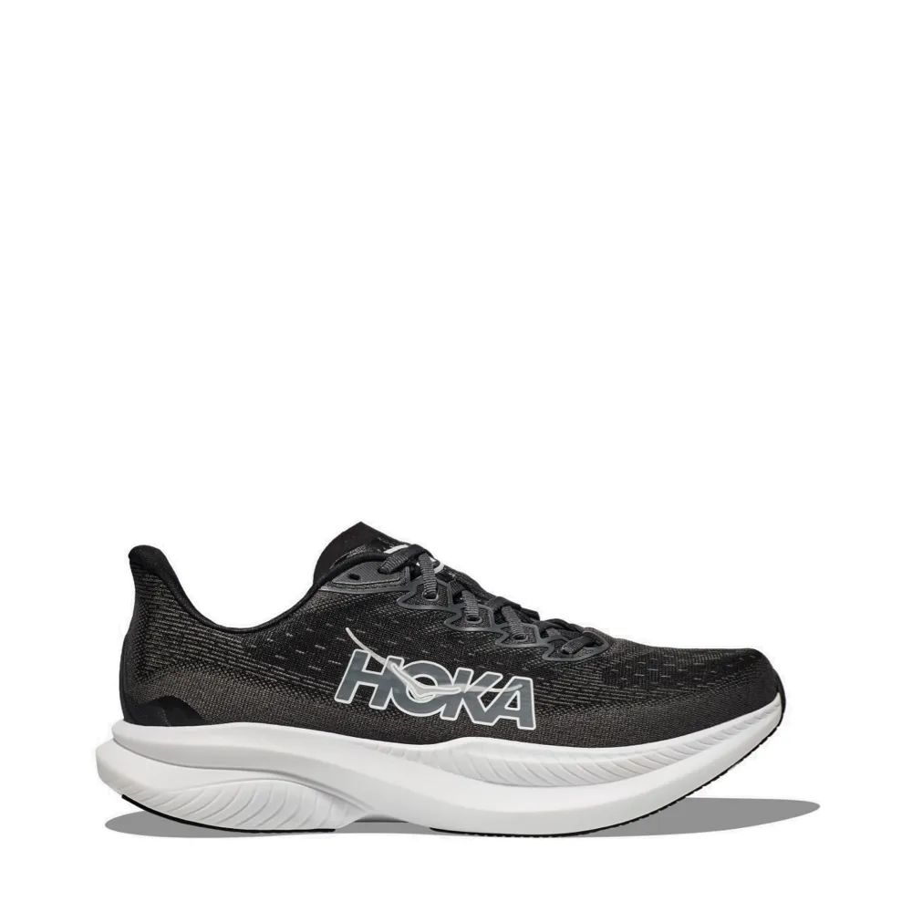 Shoes Sport Chek Hoka Men's Mach 6 Sneaker in Black/White