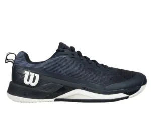 Wilson Rush Pro 4.5 Clay Mens Tennis Shoe (Navy Blazer/White) Mardi Gras Tennis Shoes