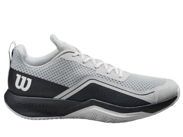 Tennis Shoes With Large Toe Box Wilson Rush Pro Lite Mens Tennis Shoe (Pearl Blue)