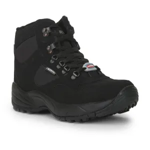 Freedom Casual (Black) Defence Hiking/Trekking Ankle Shoes EVREST-PRM By Liberty Pathfinder Hiking Shoes