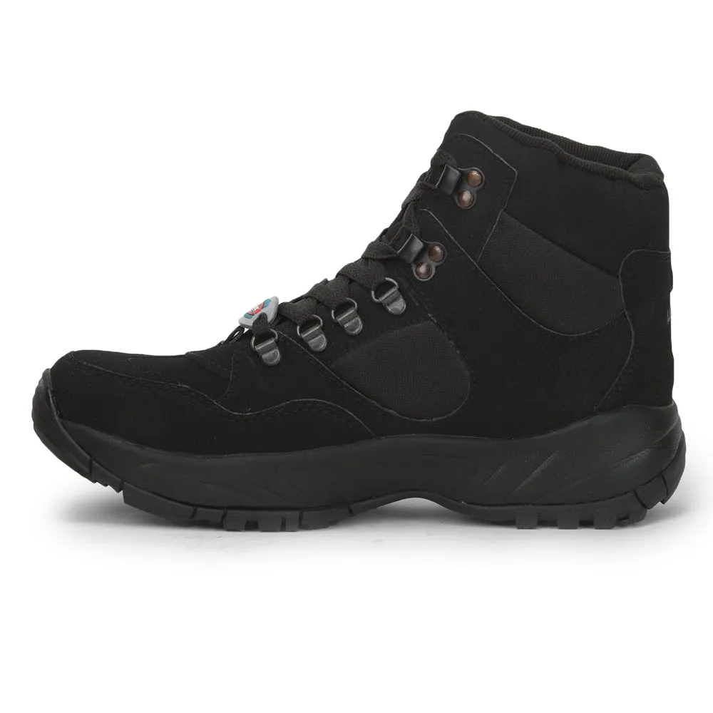 Freedom Casual (Black) Defence Hiking/Trekking Ankle Shoes EVREST-PRM By Liberty Hiking Shoes Victoria Bc