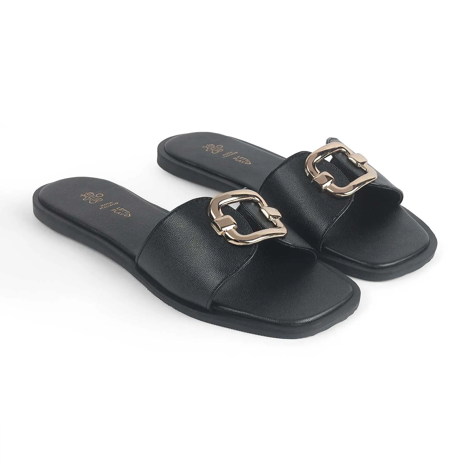 Tresmode Ancona Black Women's Dress Flats Best Cycling Shoes Flat Pedals