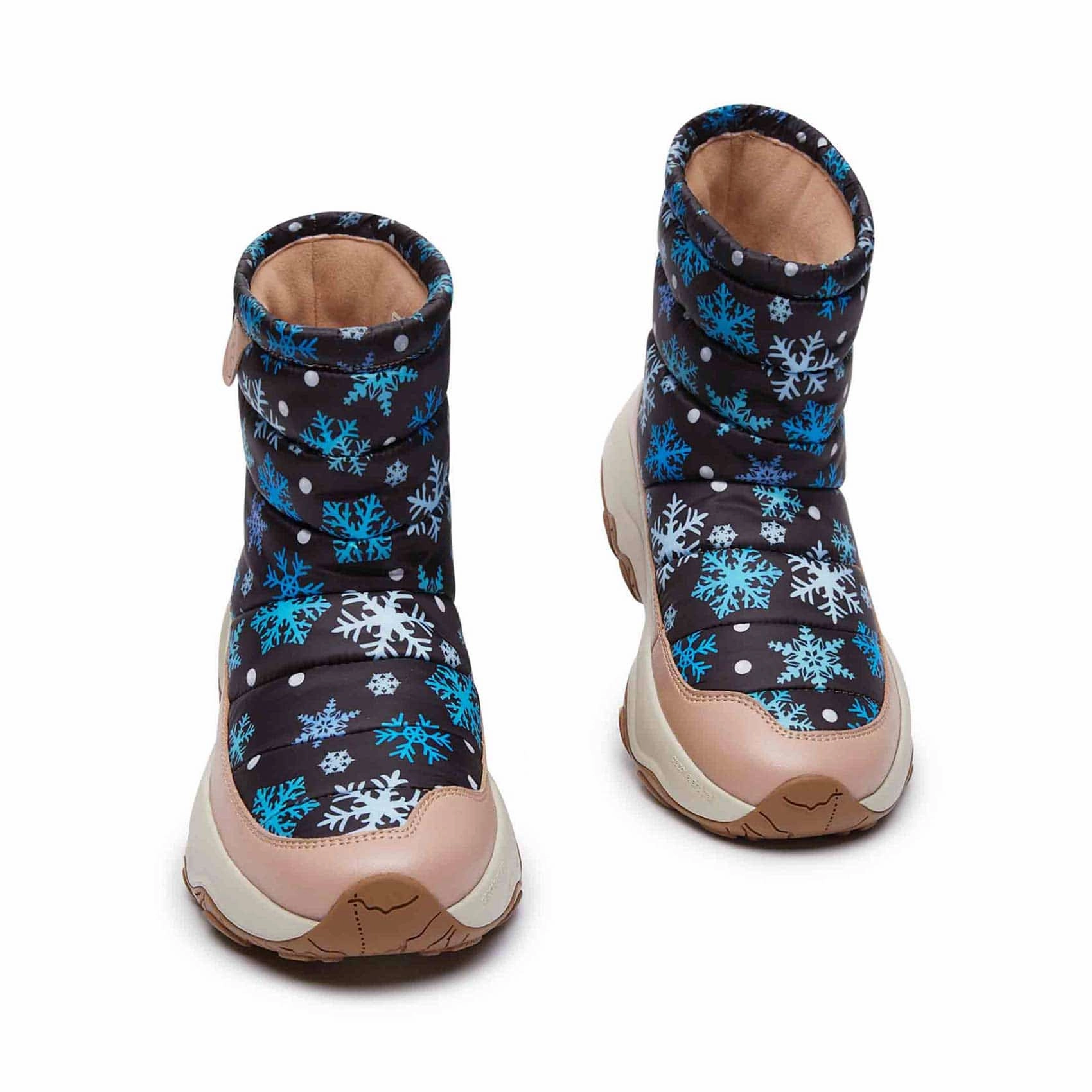 Winter Blue Cazorla IV Women Slip On Ankle Boots