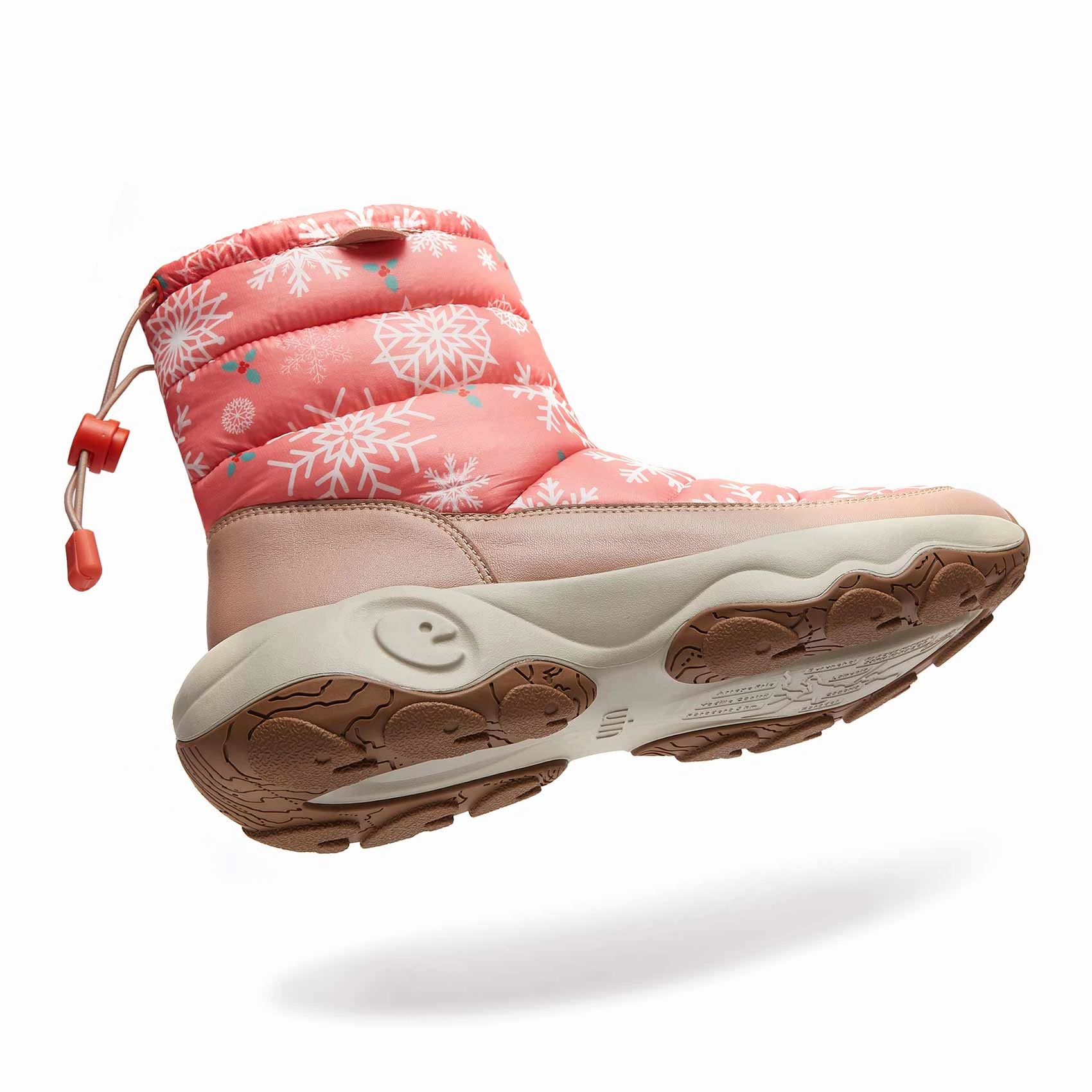 Round Toe Cowgirl Boots Winter Orange Cazorla IV Women