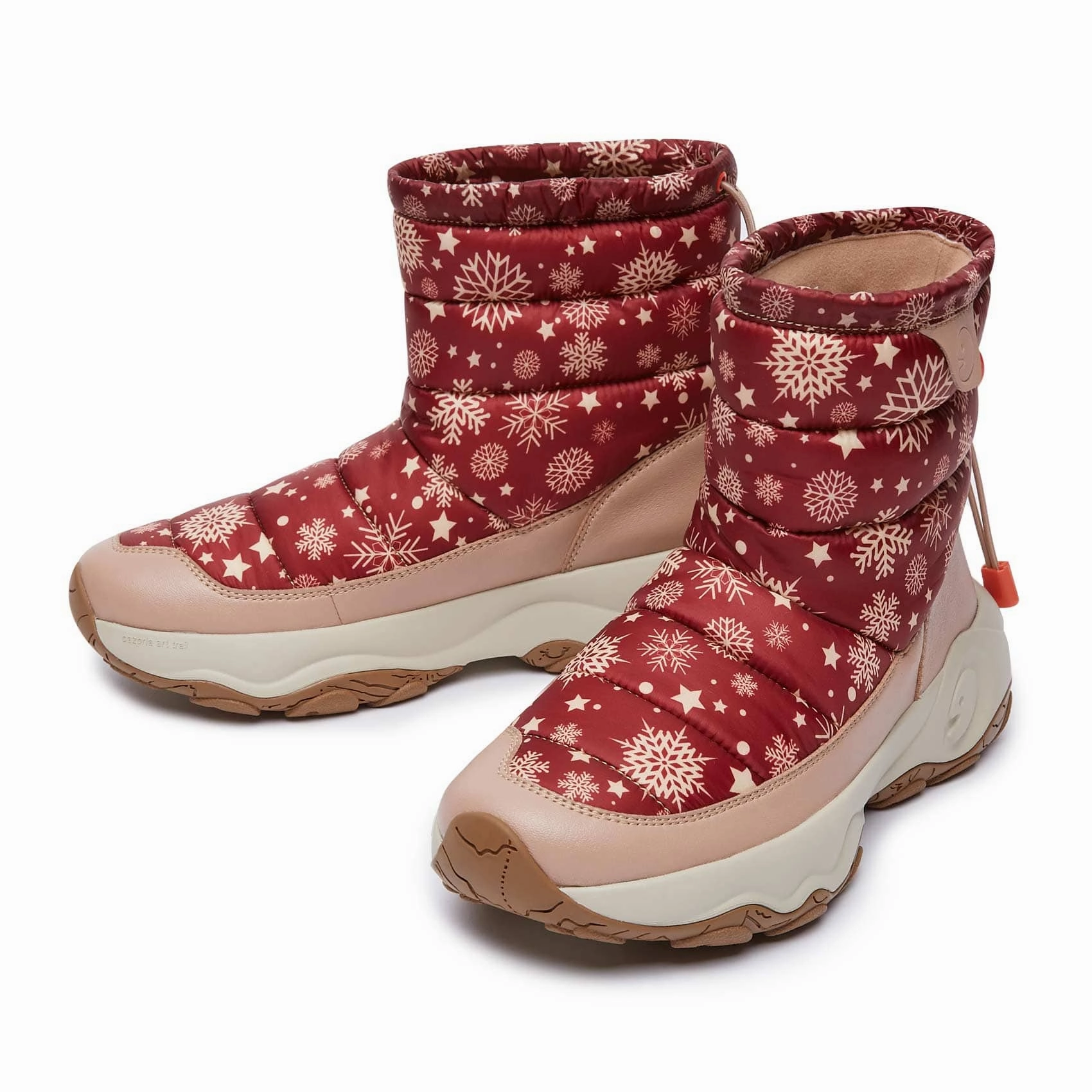 Waterproof Pull On Work Boots Winter Red Cazorla IV Women