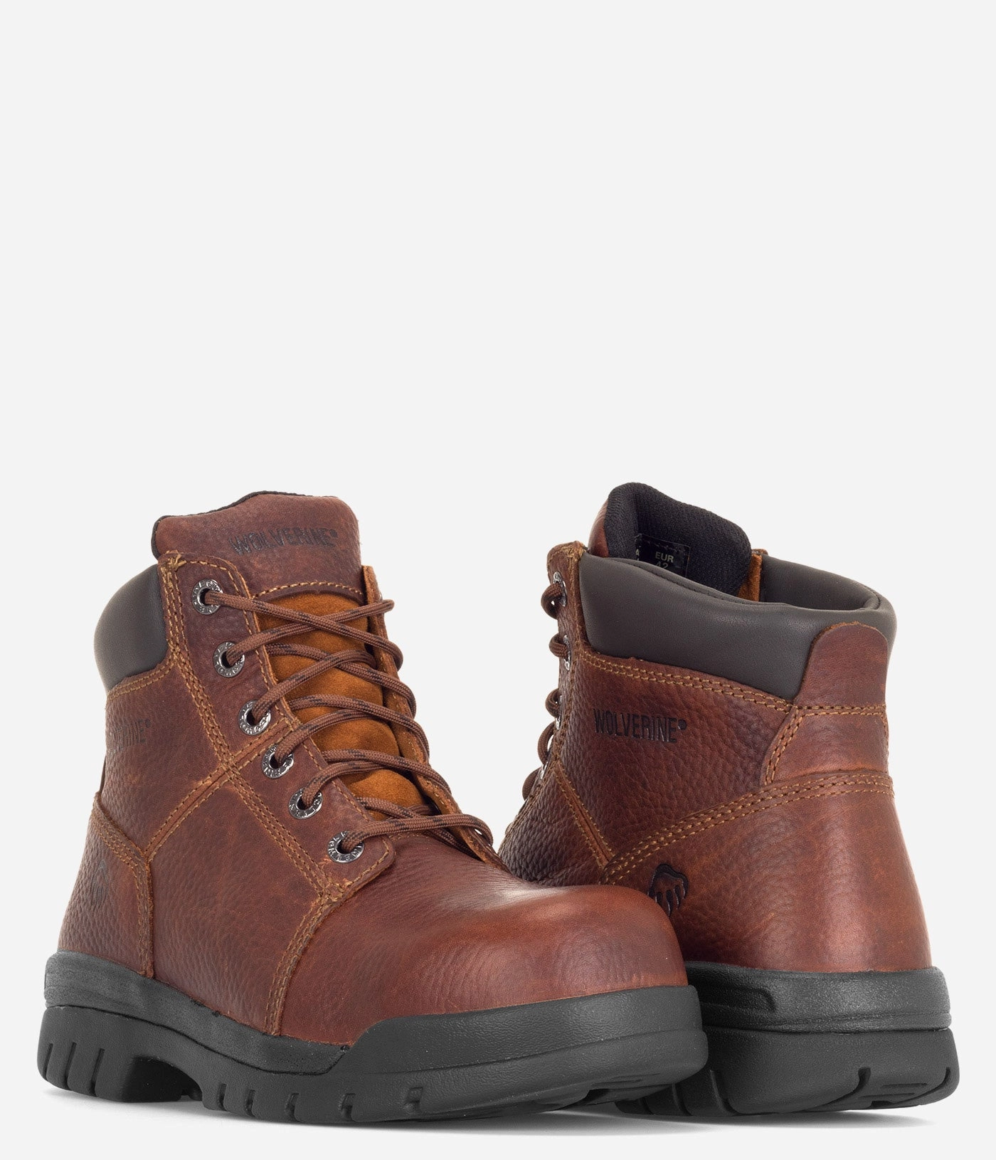 Boots Ecco Wolverine Marquette Safety Toe 6" Work Boot - Men