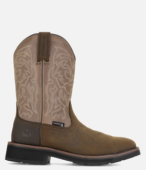 Dressy Winter Boots Wolverine Rancher Waterproof Steel Toe Work Wellington - Men