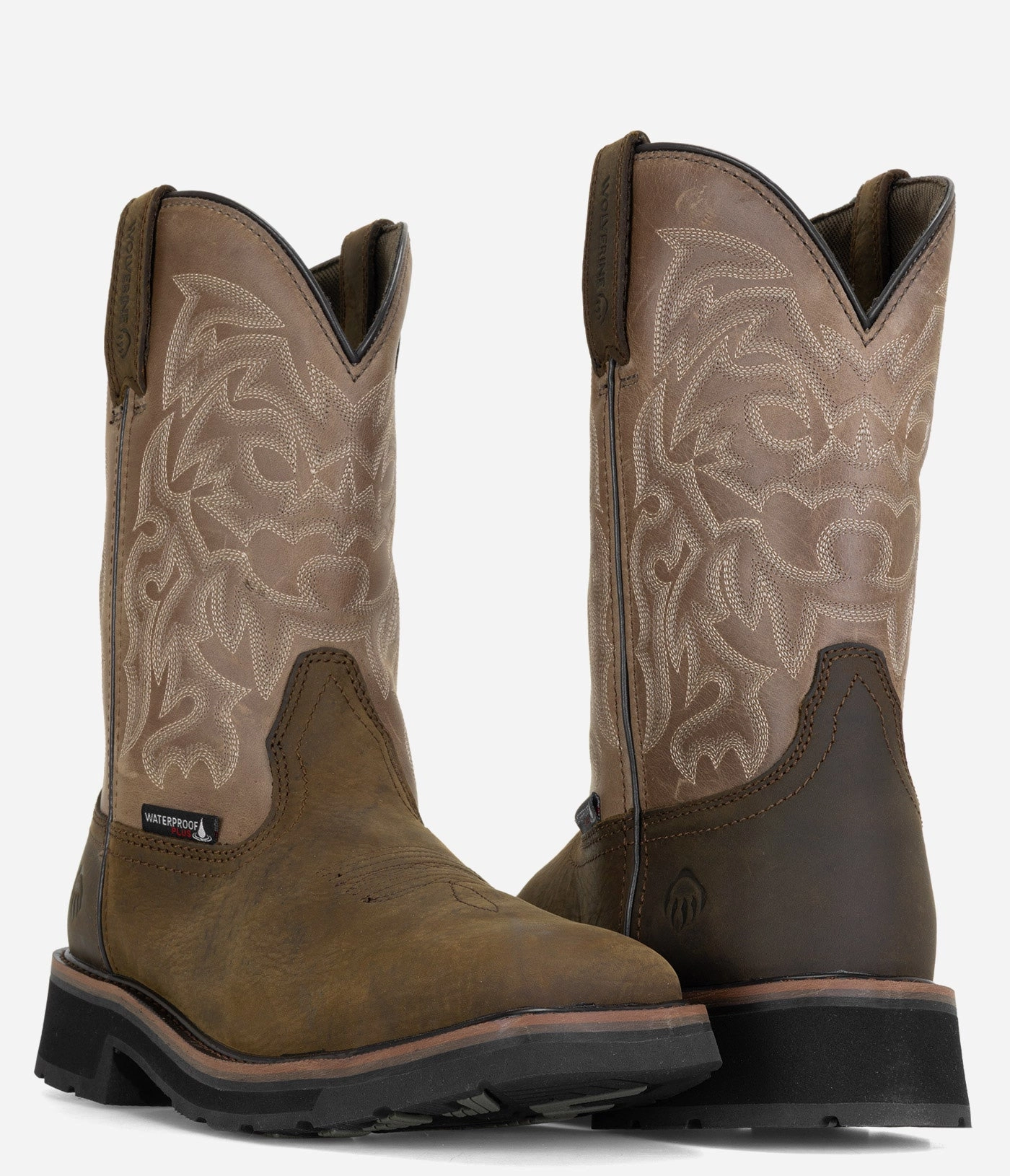 Wolverine Rancher Waterproof Steel Toe Work Wellington - Men Heels On Boots